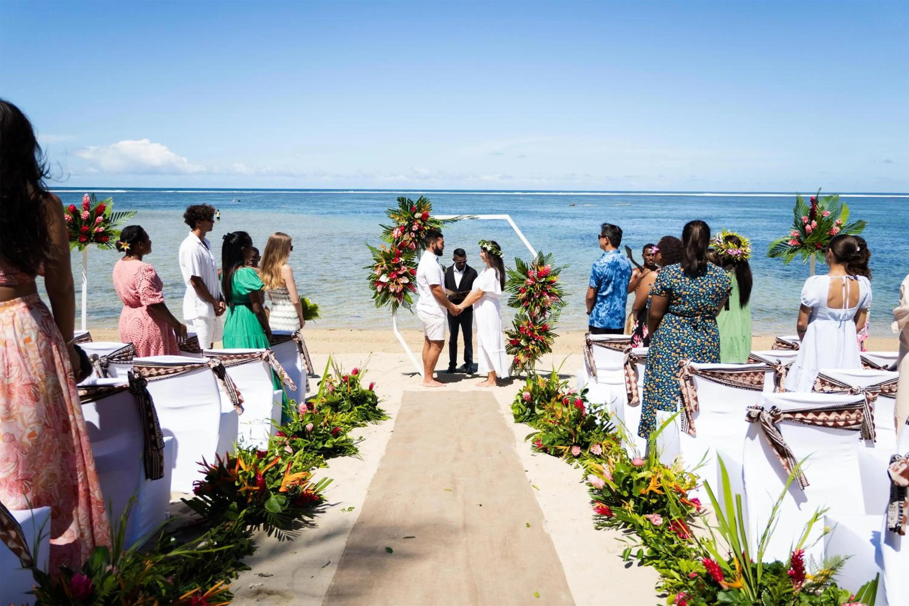 wedding in Outrigger Fiji Beach Resort