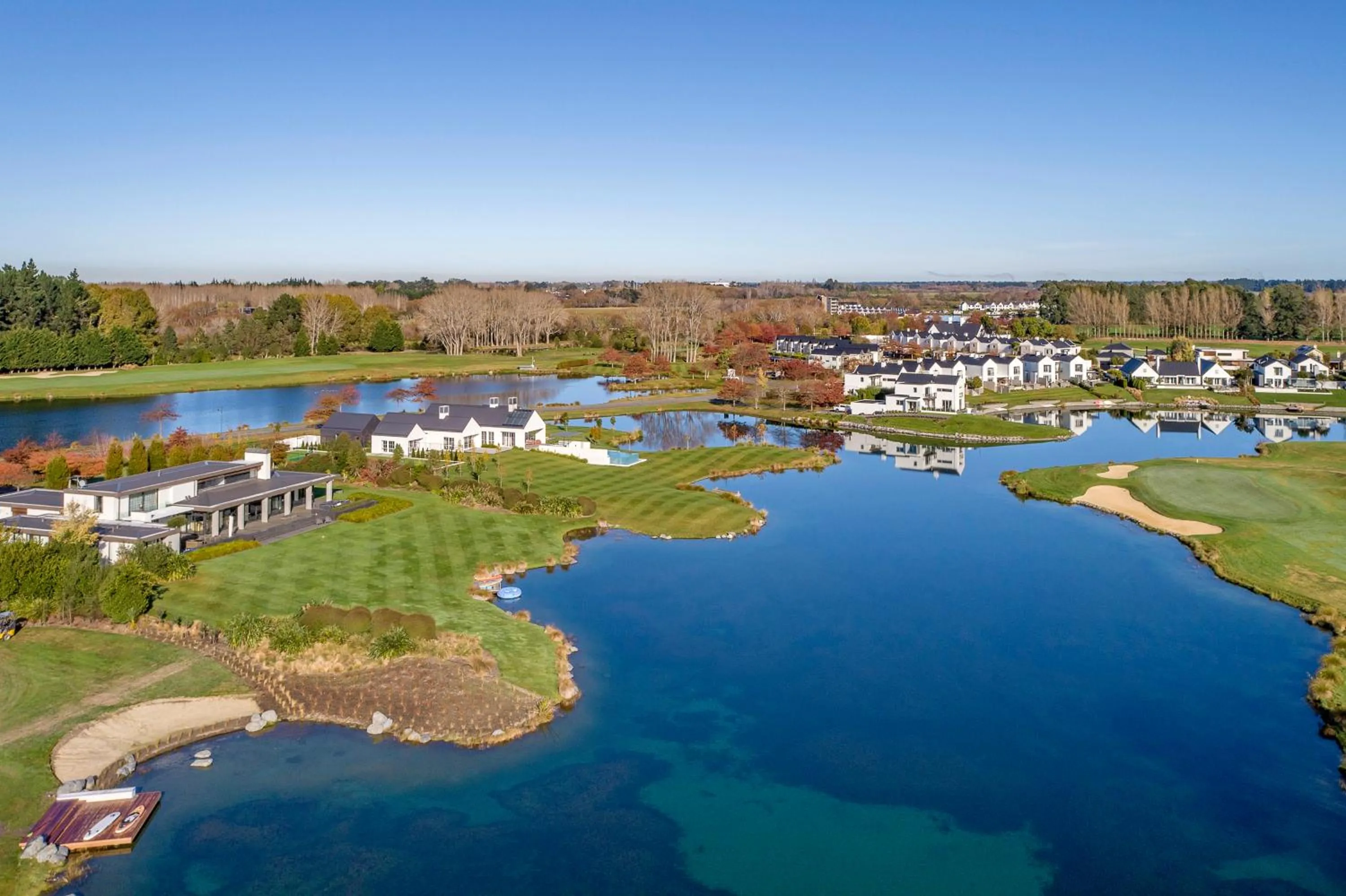 Lake view in Clearwater Quays Apartments