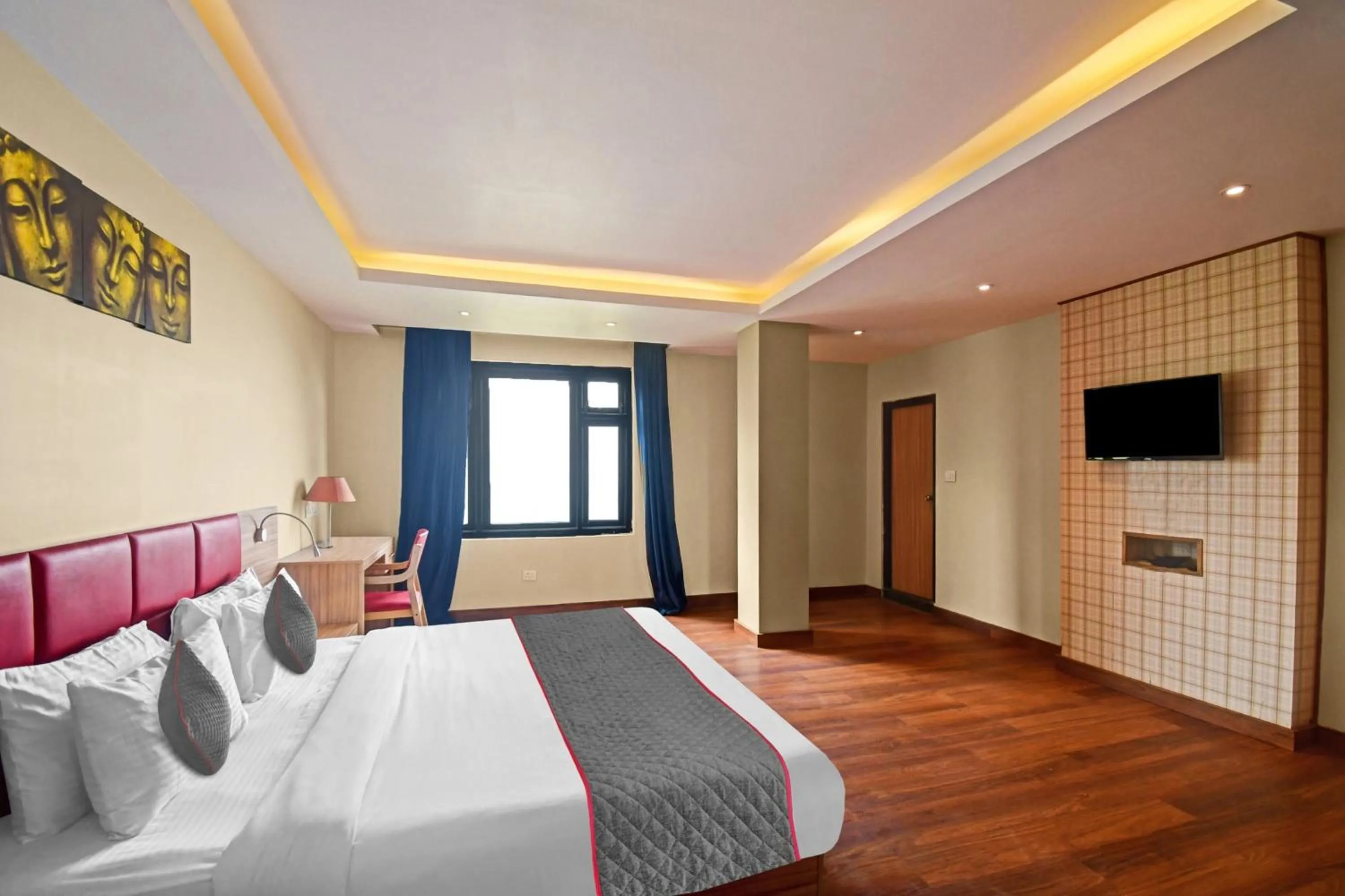 Bedroom in Townhouse Mansarovar Hotel