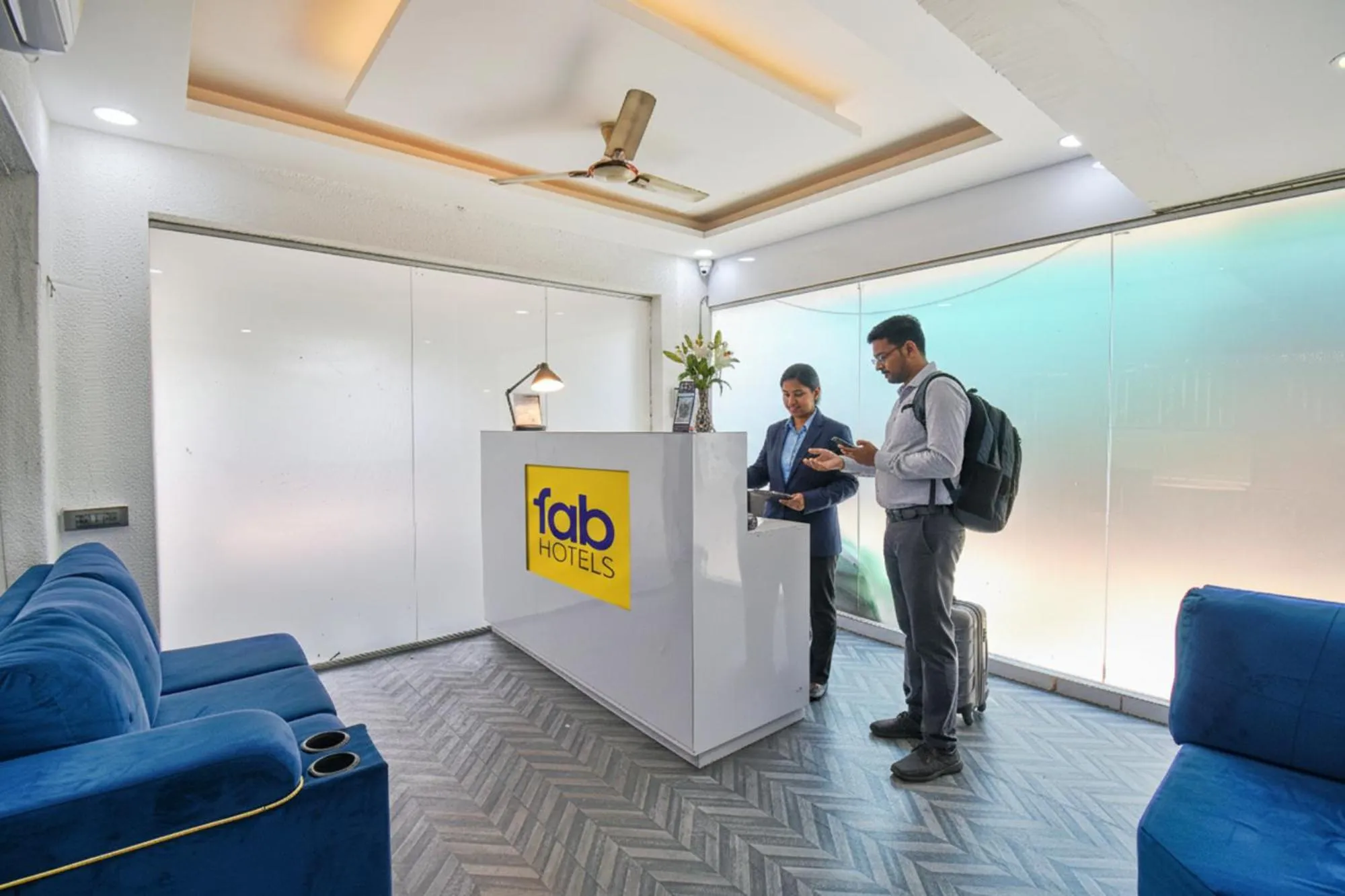 Lobby or reception in FabHotel Red Velvet Inn & Suites