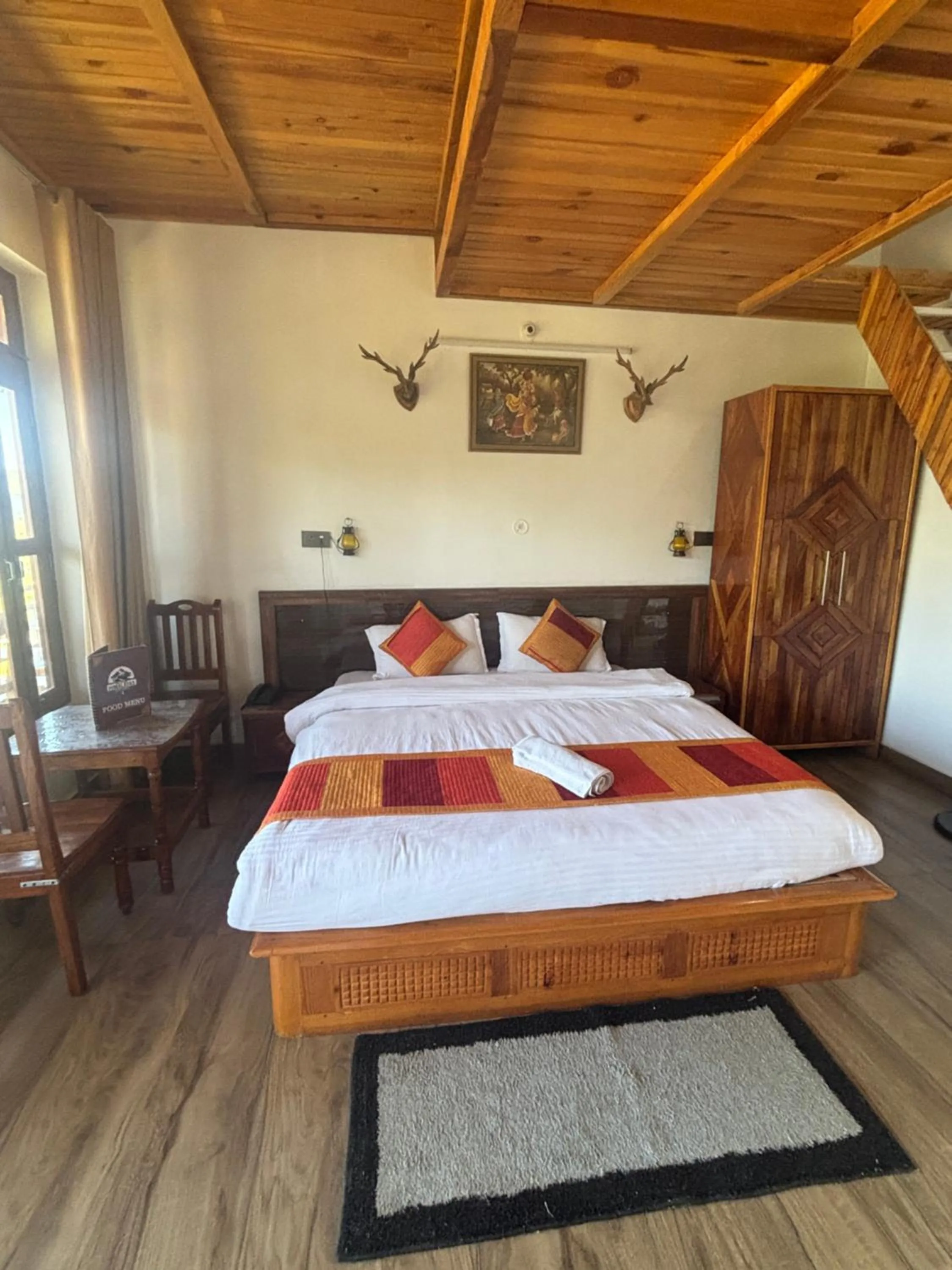 Bed in Lap Of Himalayas Resort