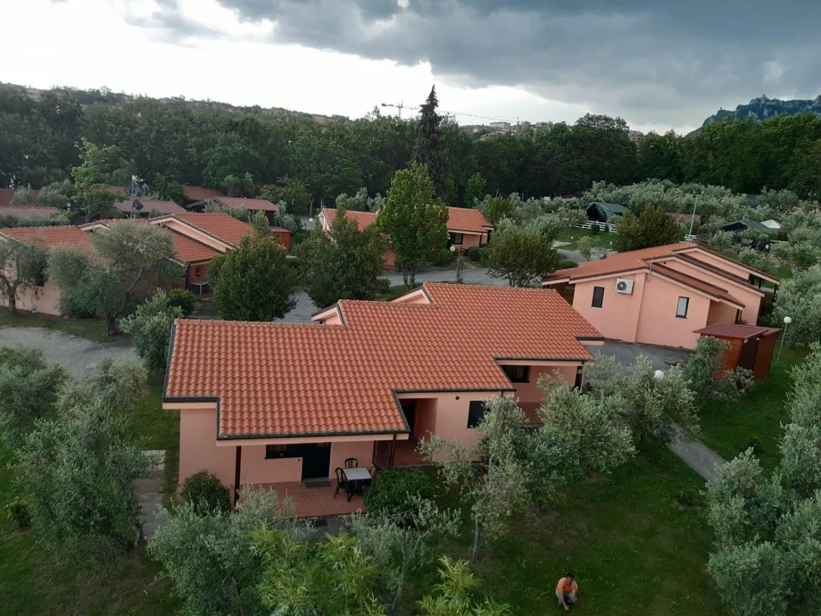 Bird's eye view in Garden Village San Marino