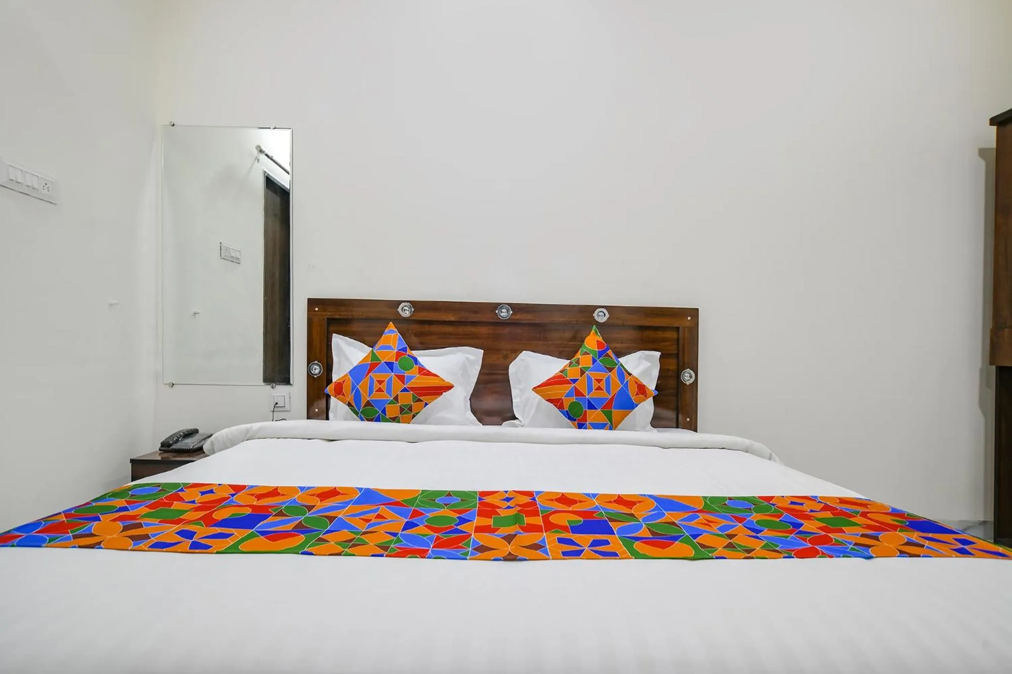 Bed in FabHotel DR Greens