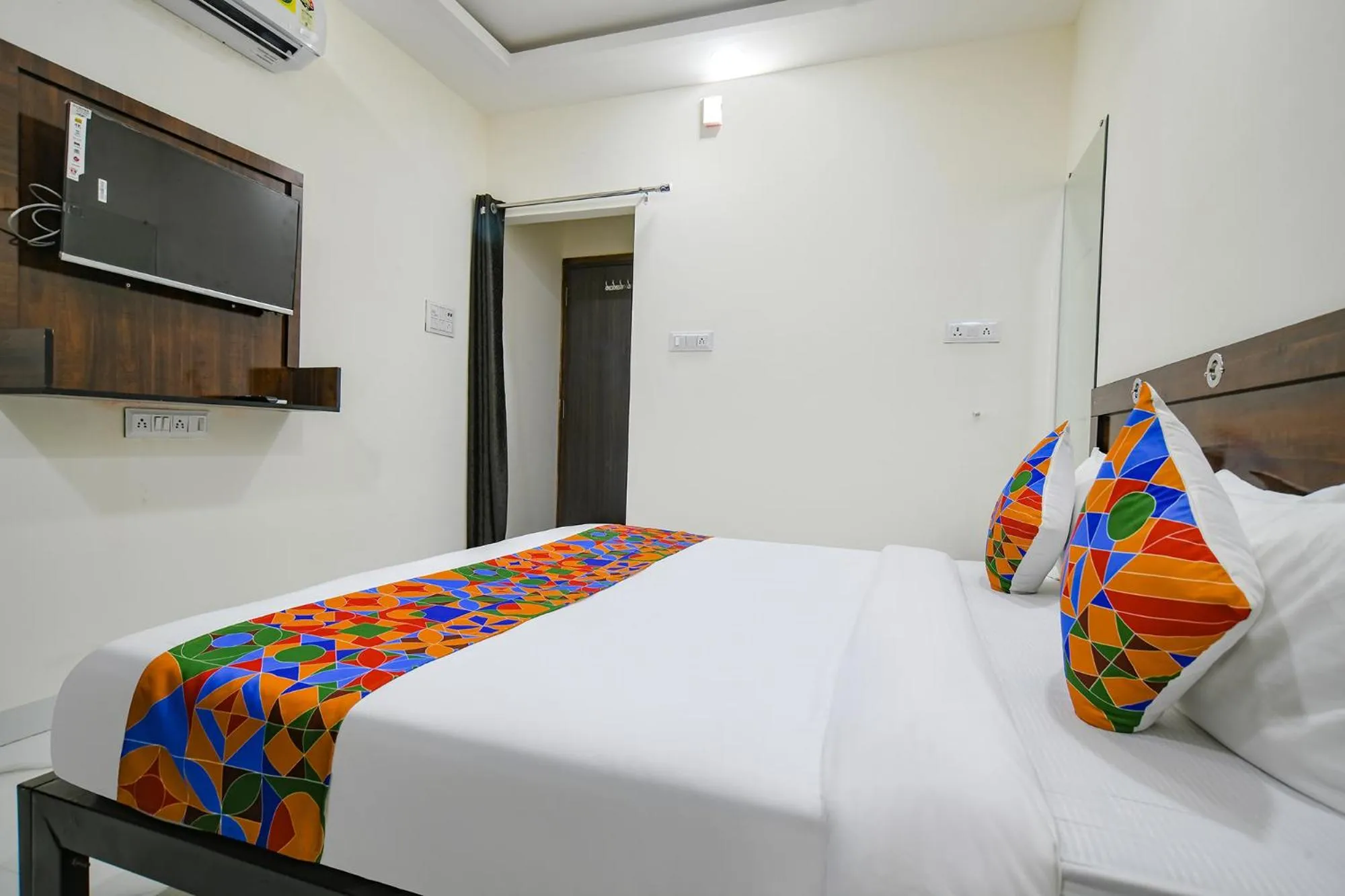 Bed in FabHotel DR Greens