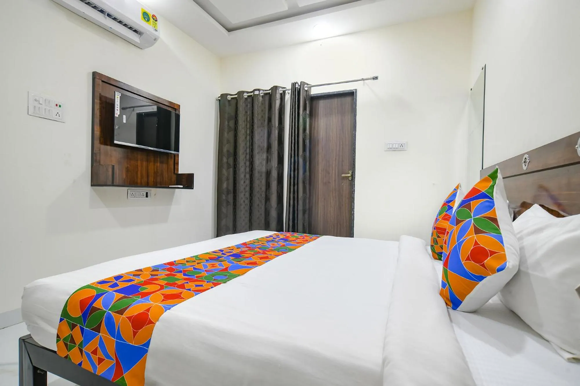 Bed in FabHotel DR Greens