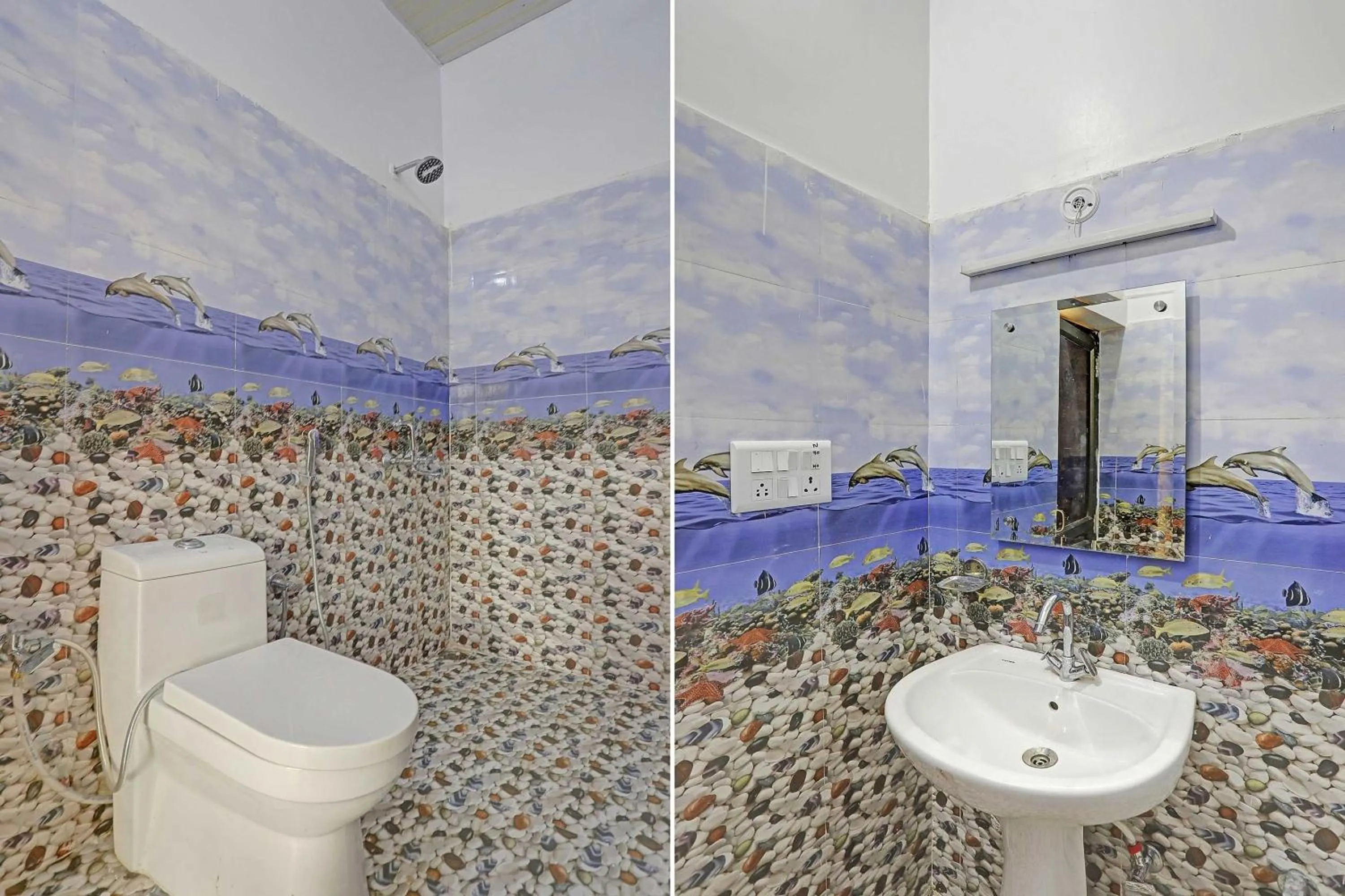 Bathroom in Hotel O Mb Garden & Resorts