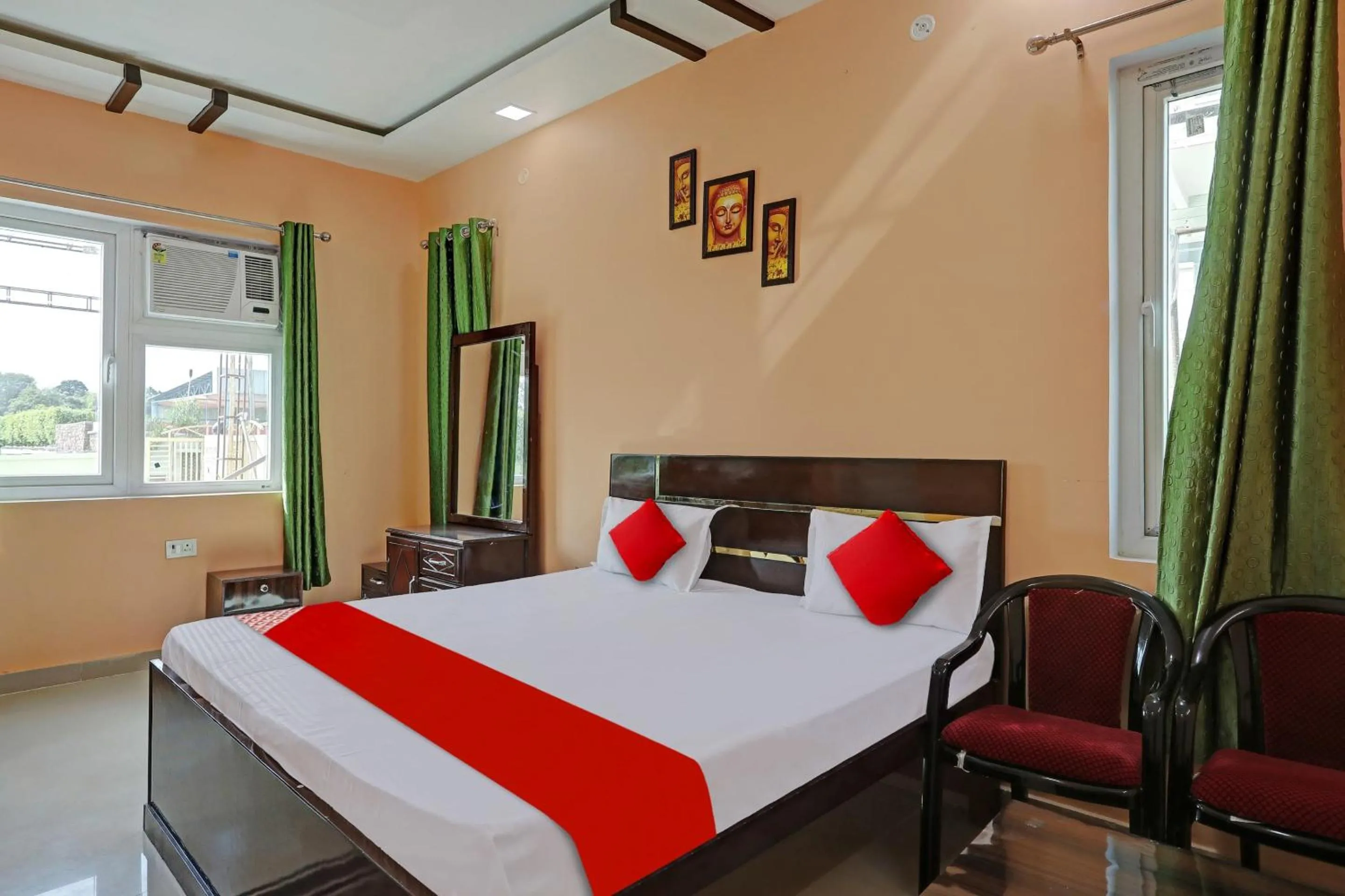 Bedroom, Bed in Hotel O Mb Garden & Resorts