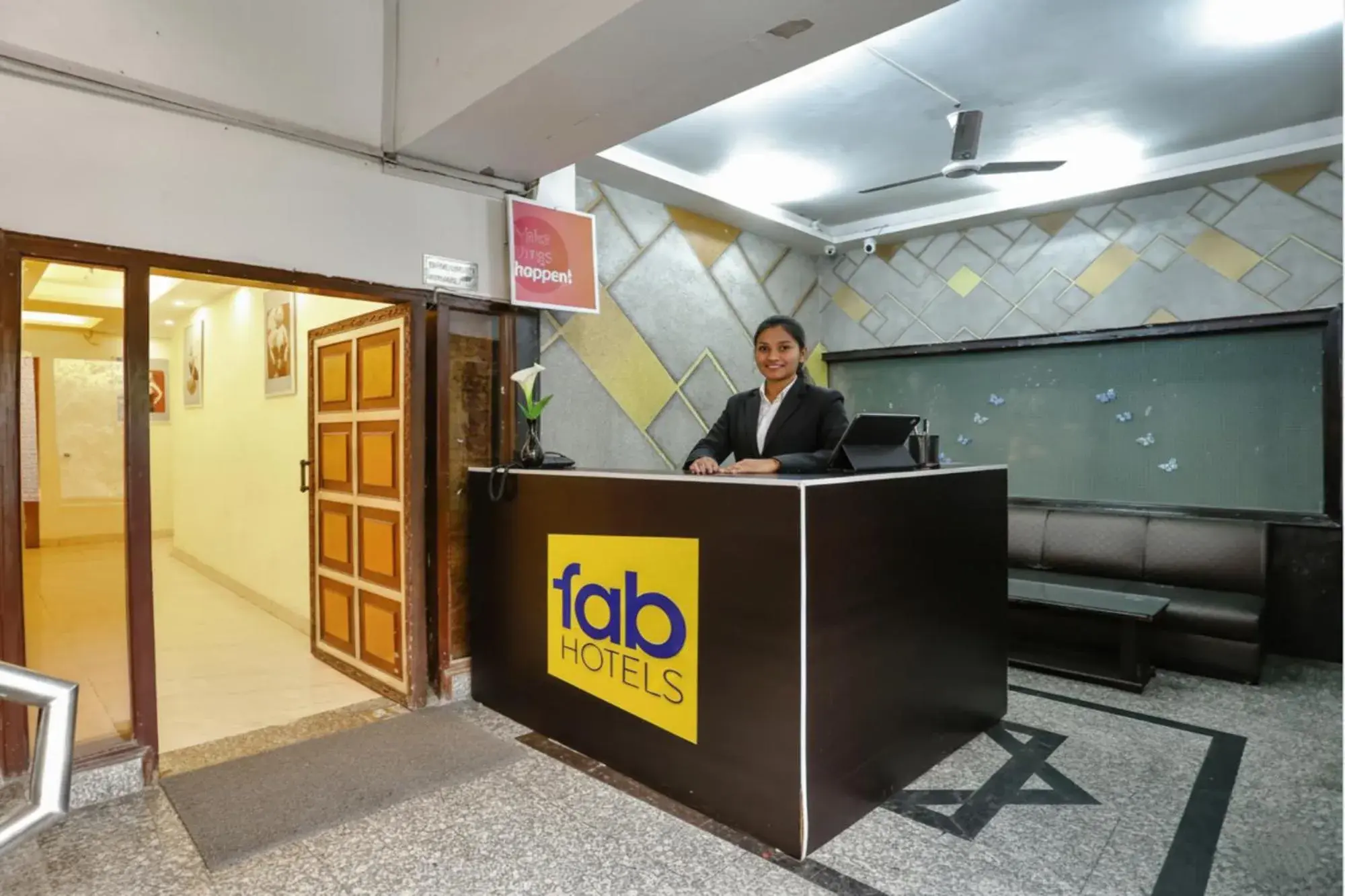 Lobby or reception in FabHotel F9 NSP - Near Pacific Mall Pitampura Lobby or reception in FabHotel F9 NSP - Near Pacific Mall Pitampura
