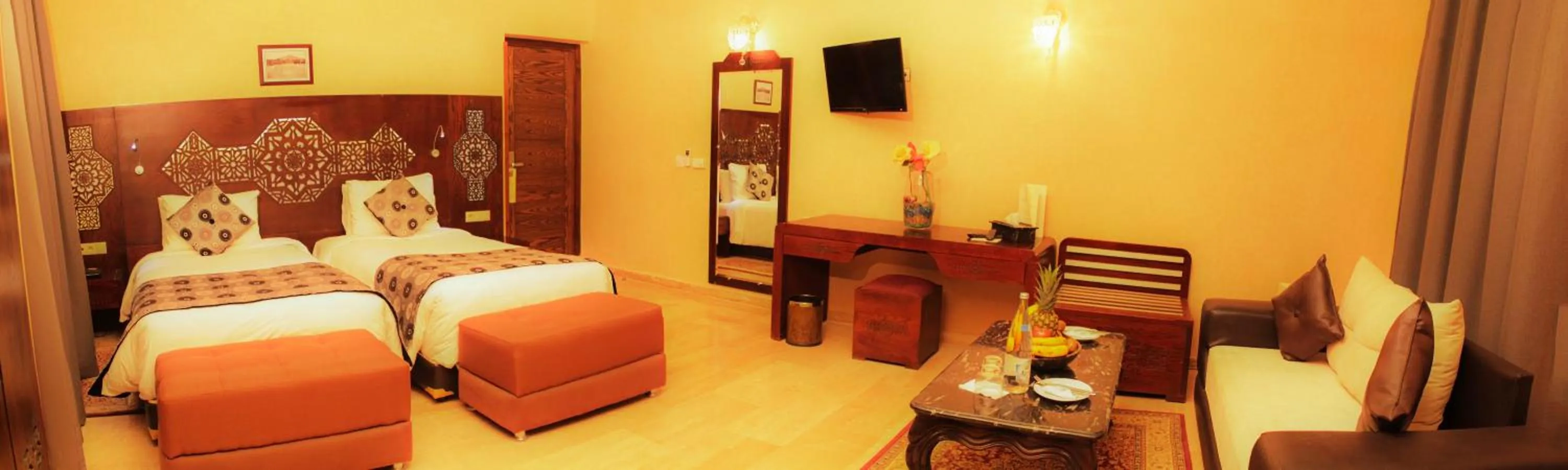 Bed in Palais Du Desert Hotel & Spa