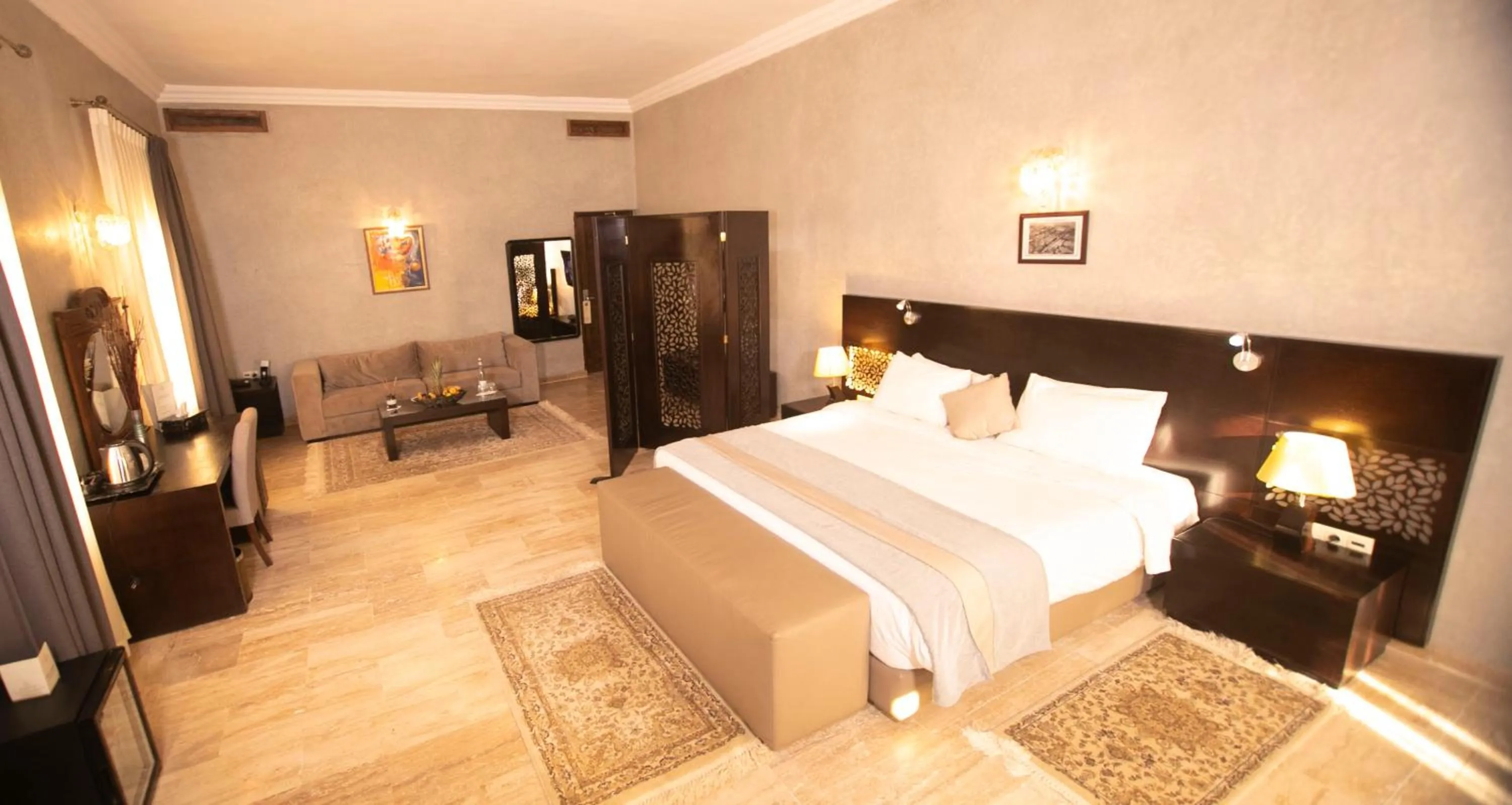 Bed in Palais Du Desert Hotel & Spa