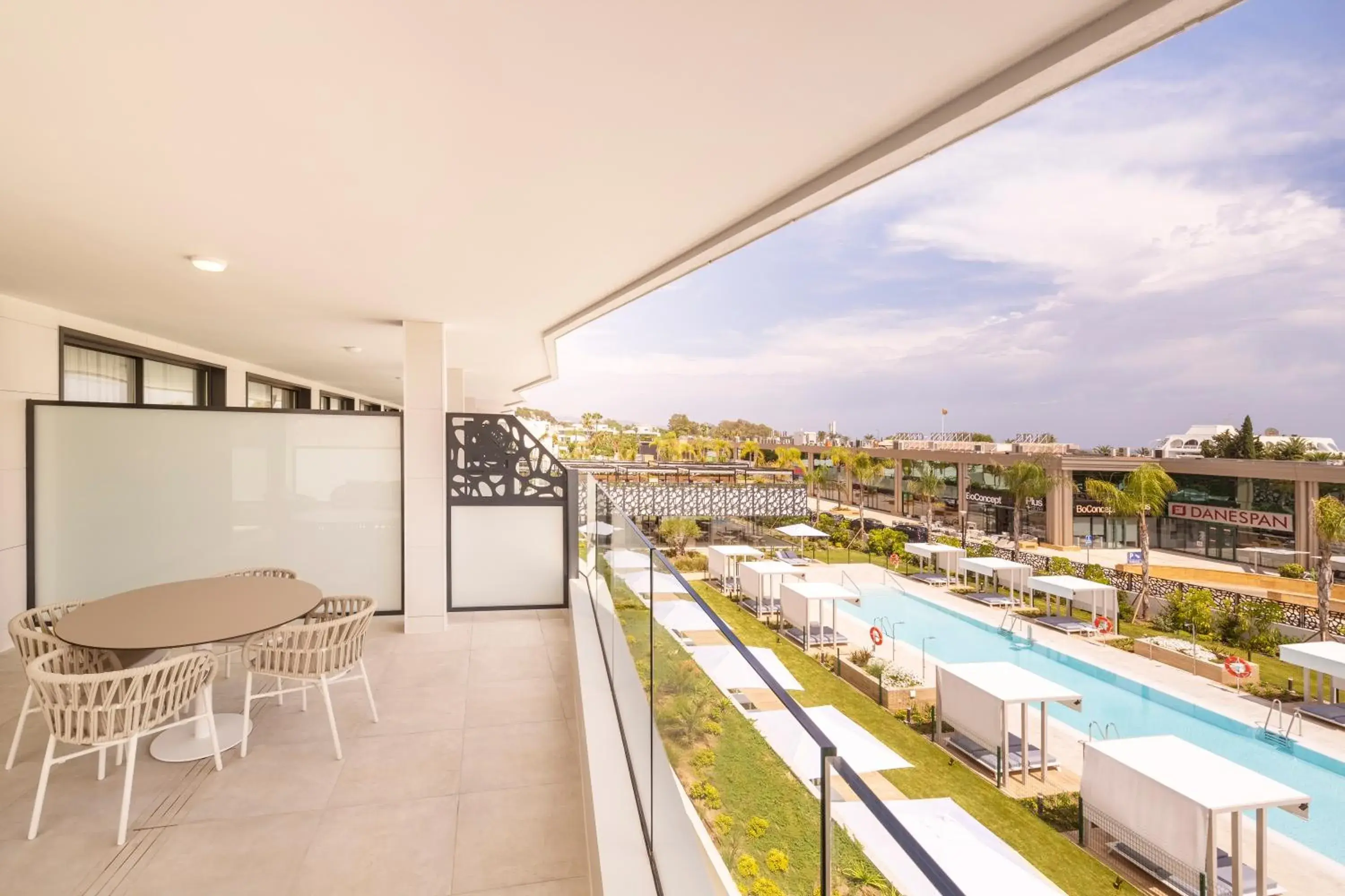 Pool view in Eurostars Oasis Marbella Pool view in Eurostars Oasis Marbella