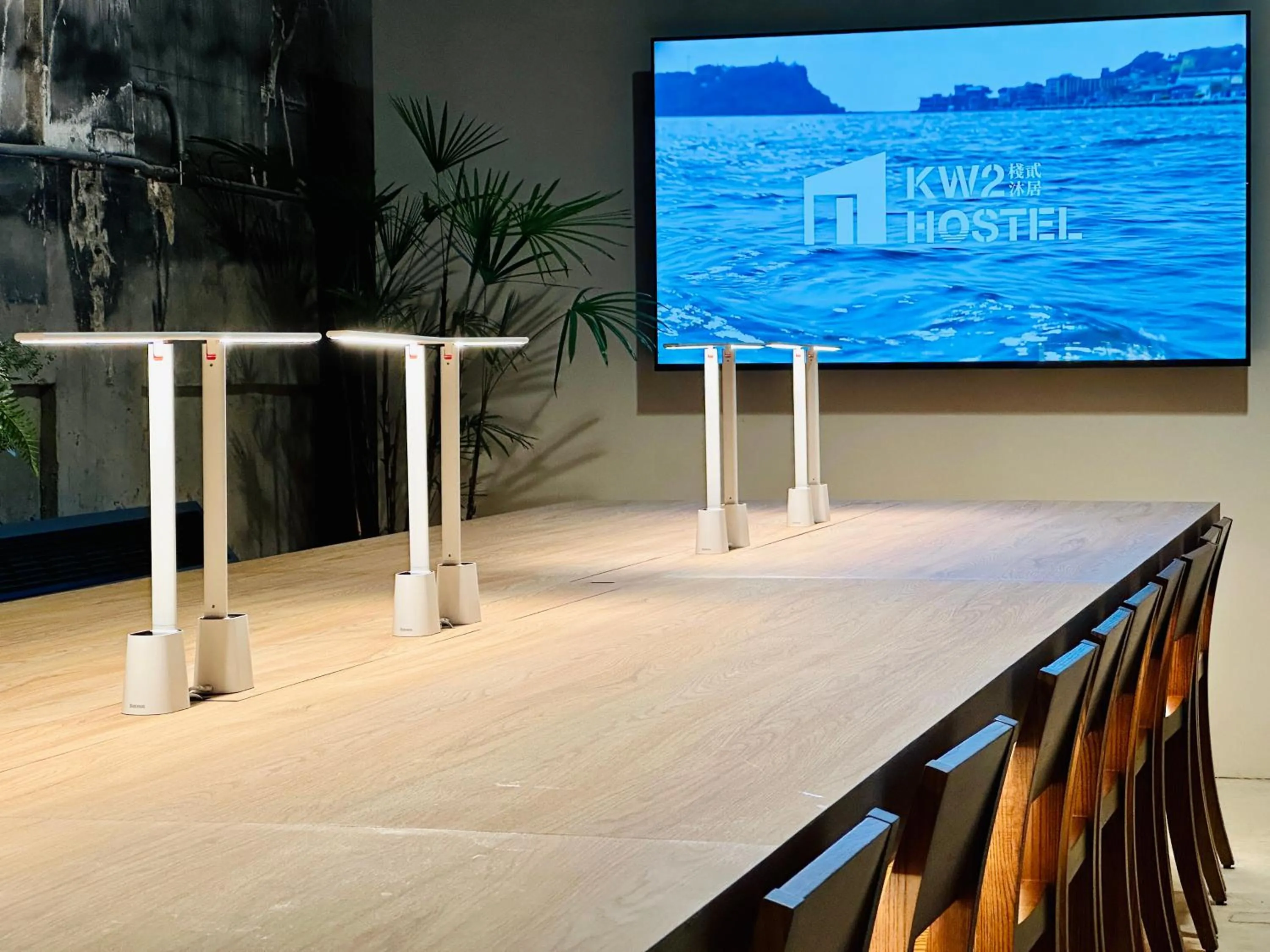 Seating area in KW2 Hostel