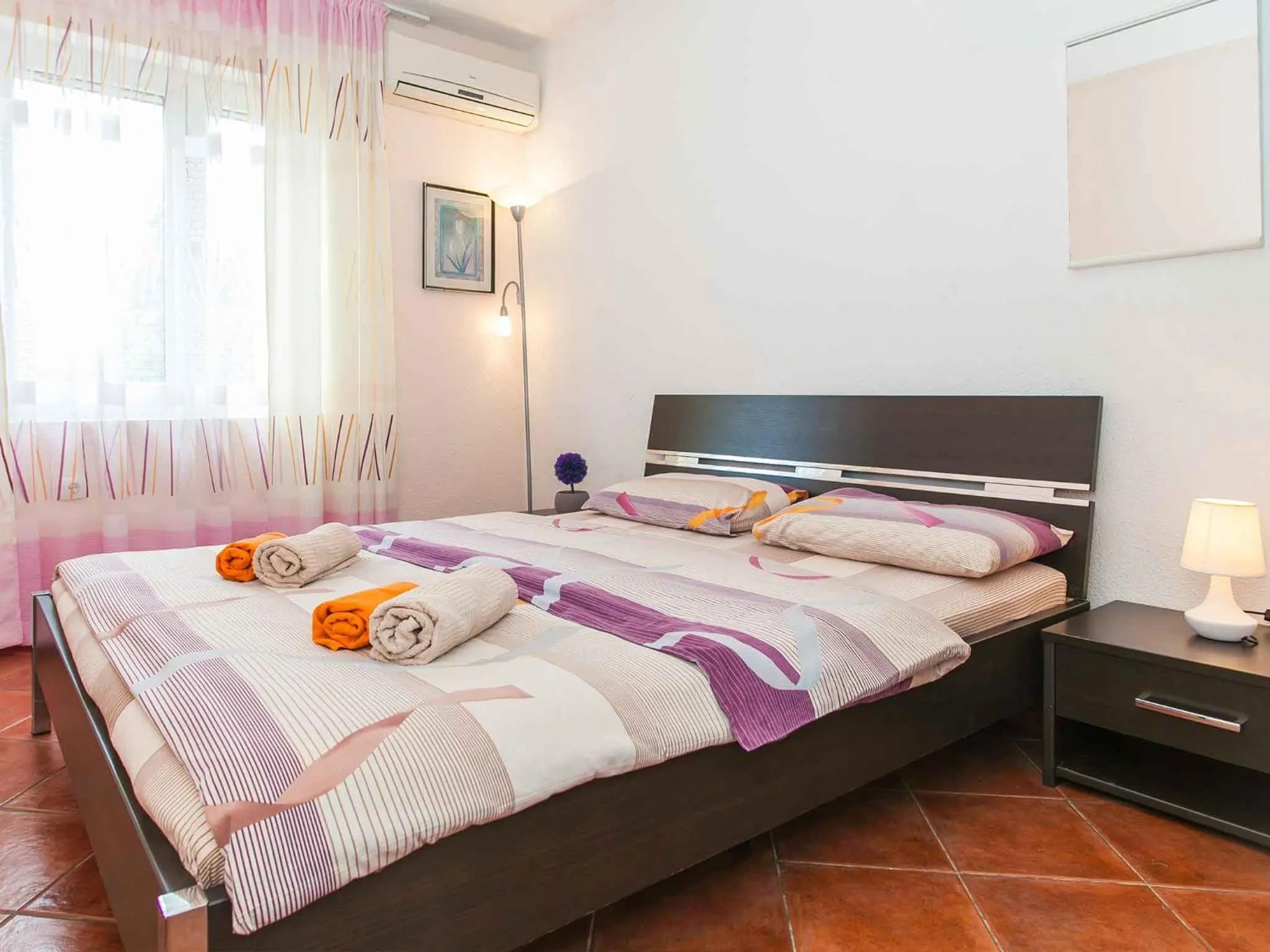 Bed in Maki Apartments - Plavi Horizonti Beach