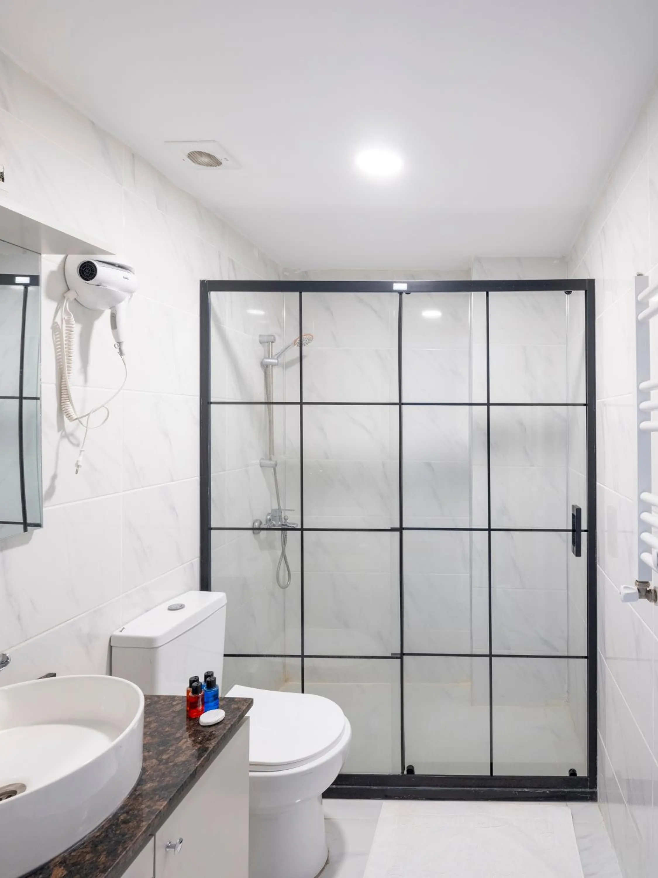 Shower in The Red Tent Suite 23