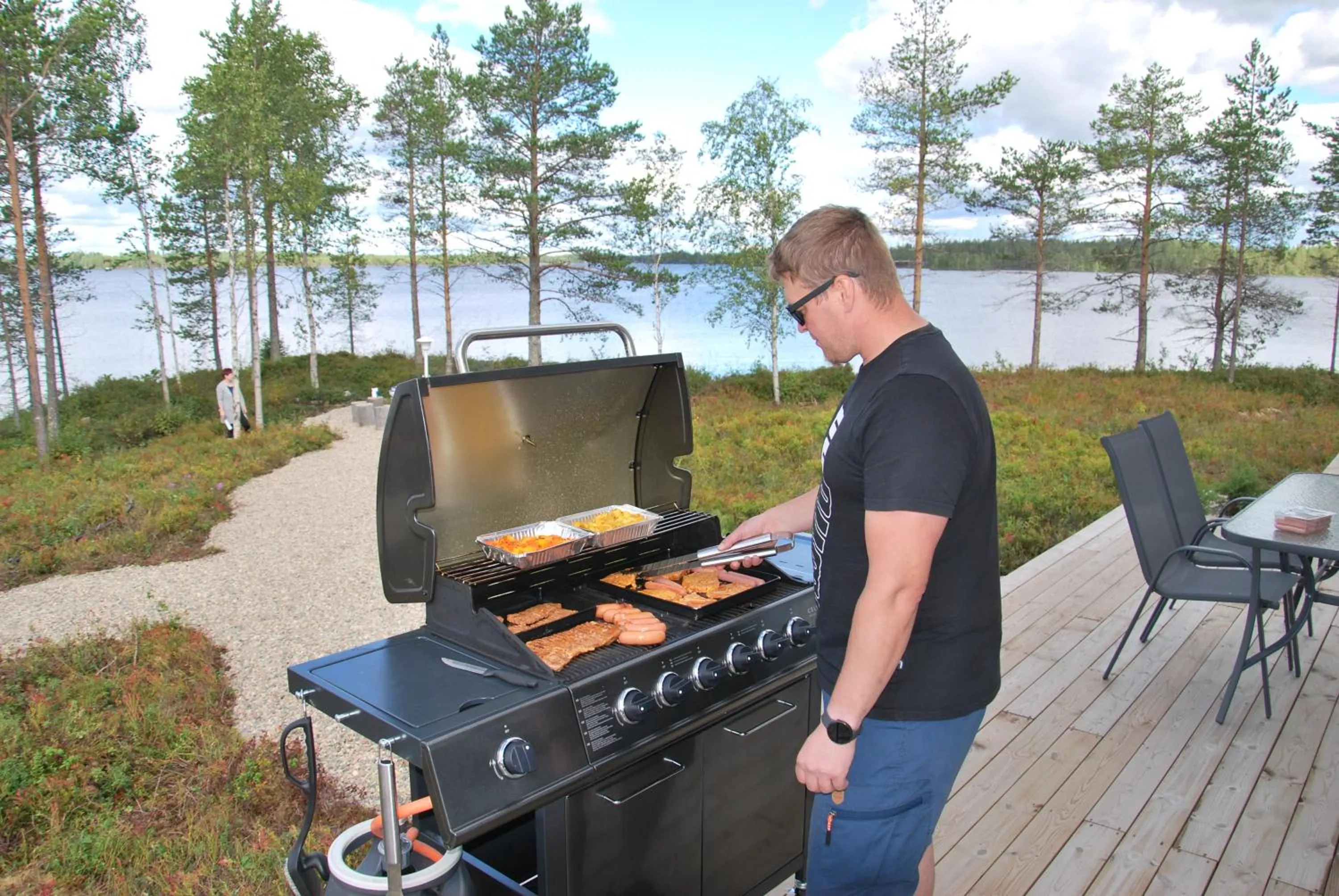 BBQ facilities in Villa Liipi