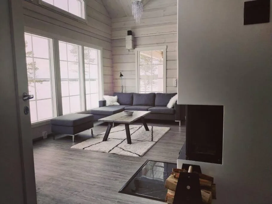 Living room in Villa Liipi