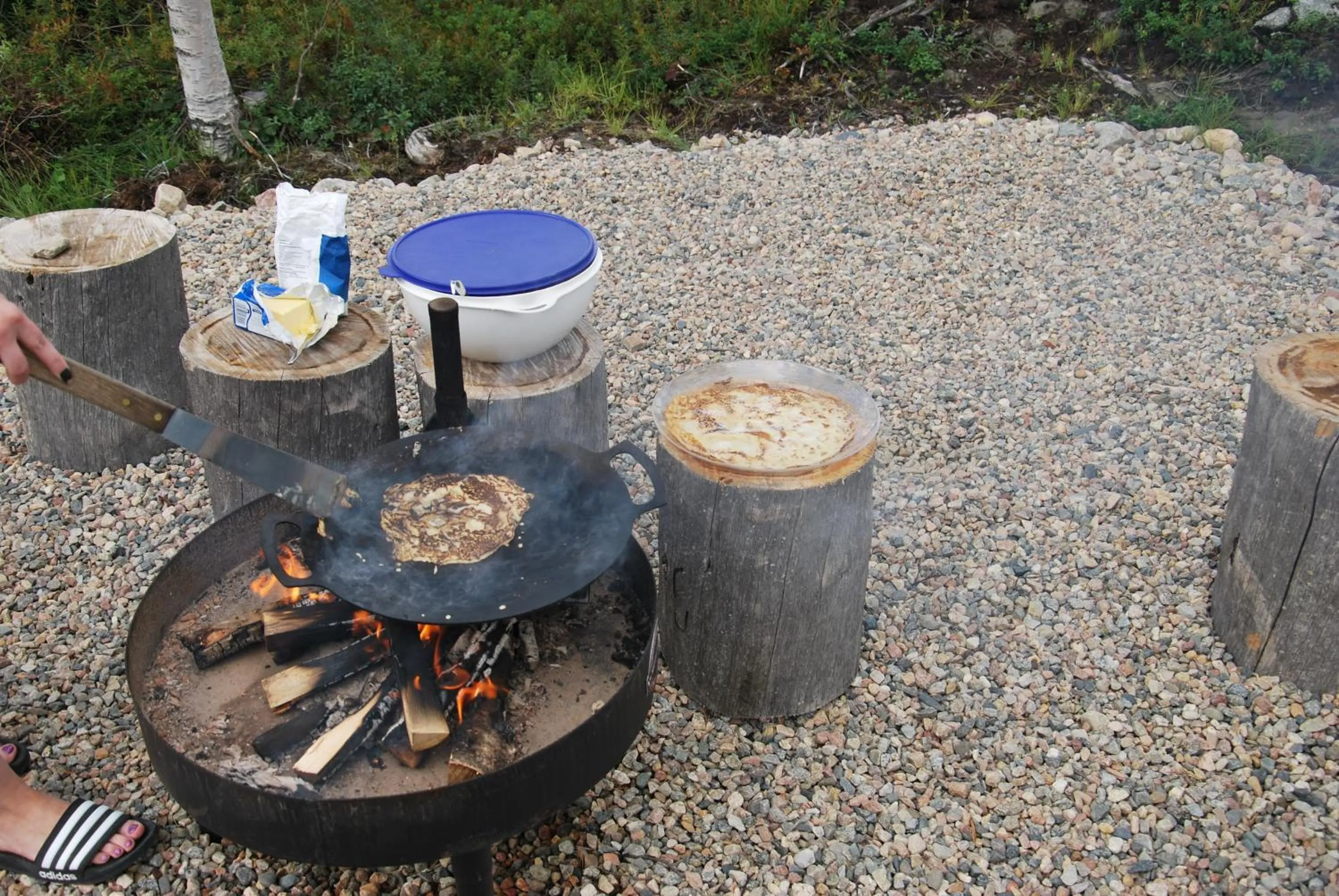 BBQ facilities in Villa Liipi