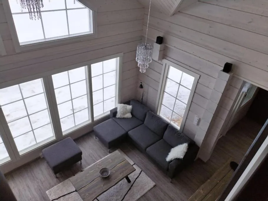 Living room in Villa Liipi