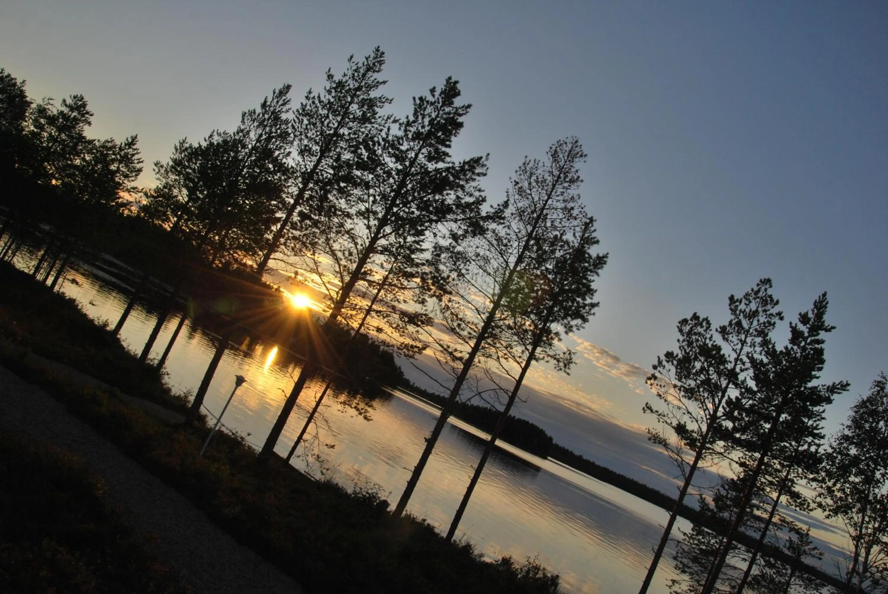 Sunset in Villa Liipi