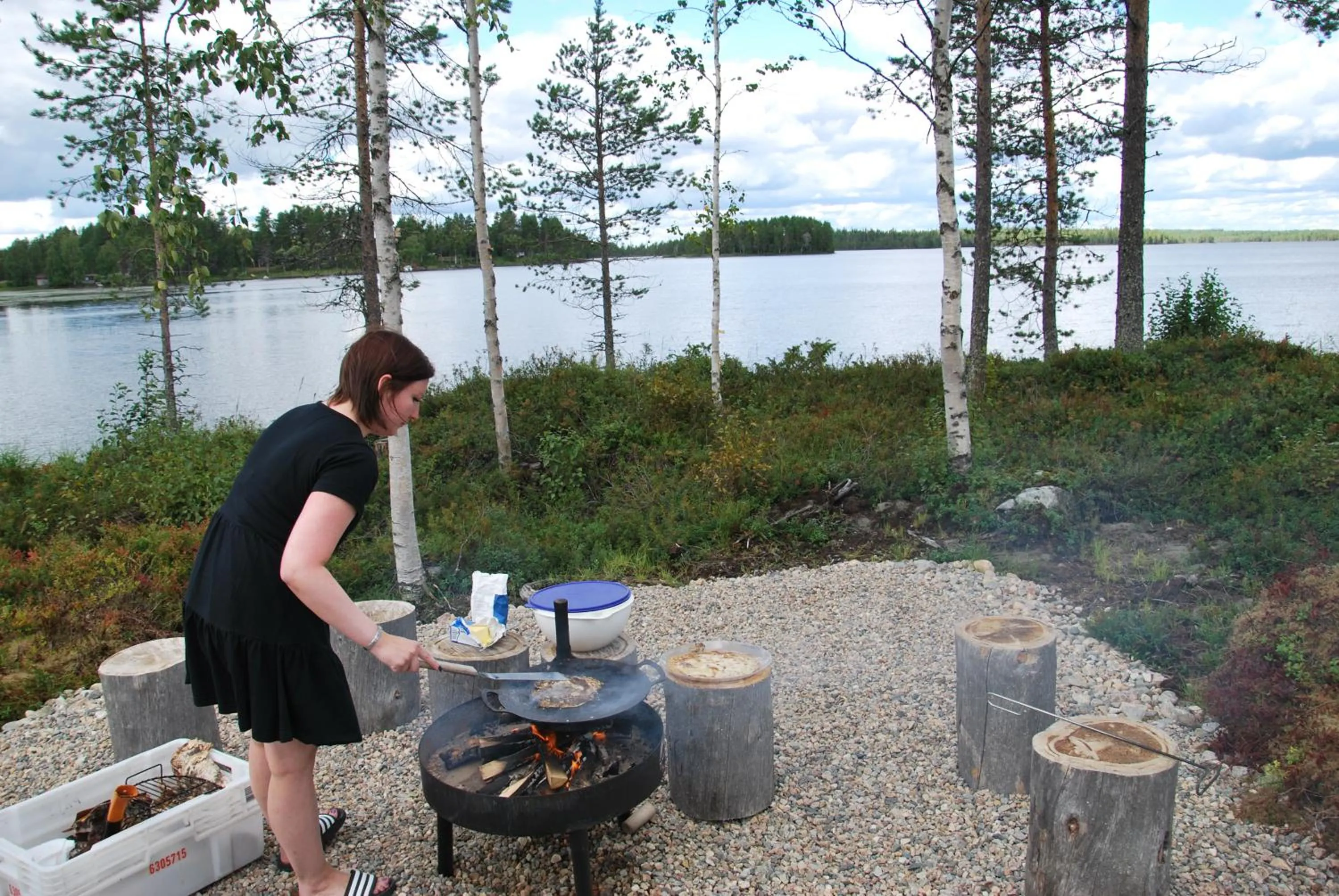 BBQ facilities in Villa Liipi
