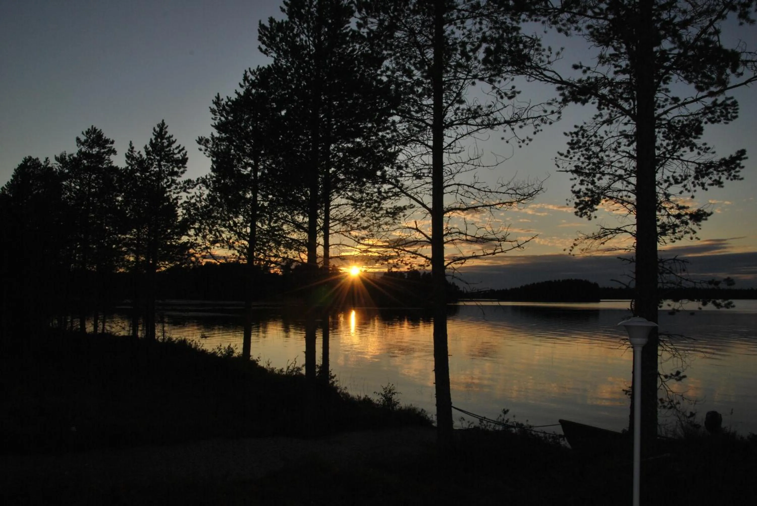 Sunset in Villa Liipi