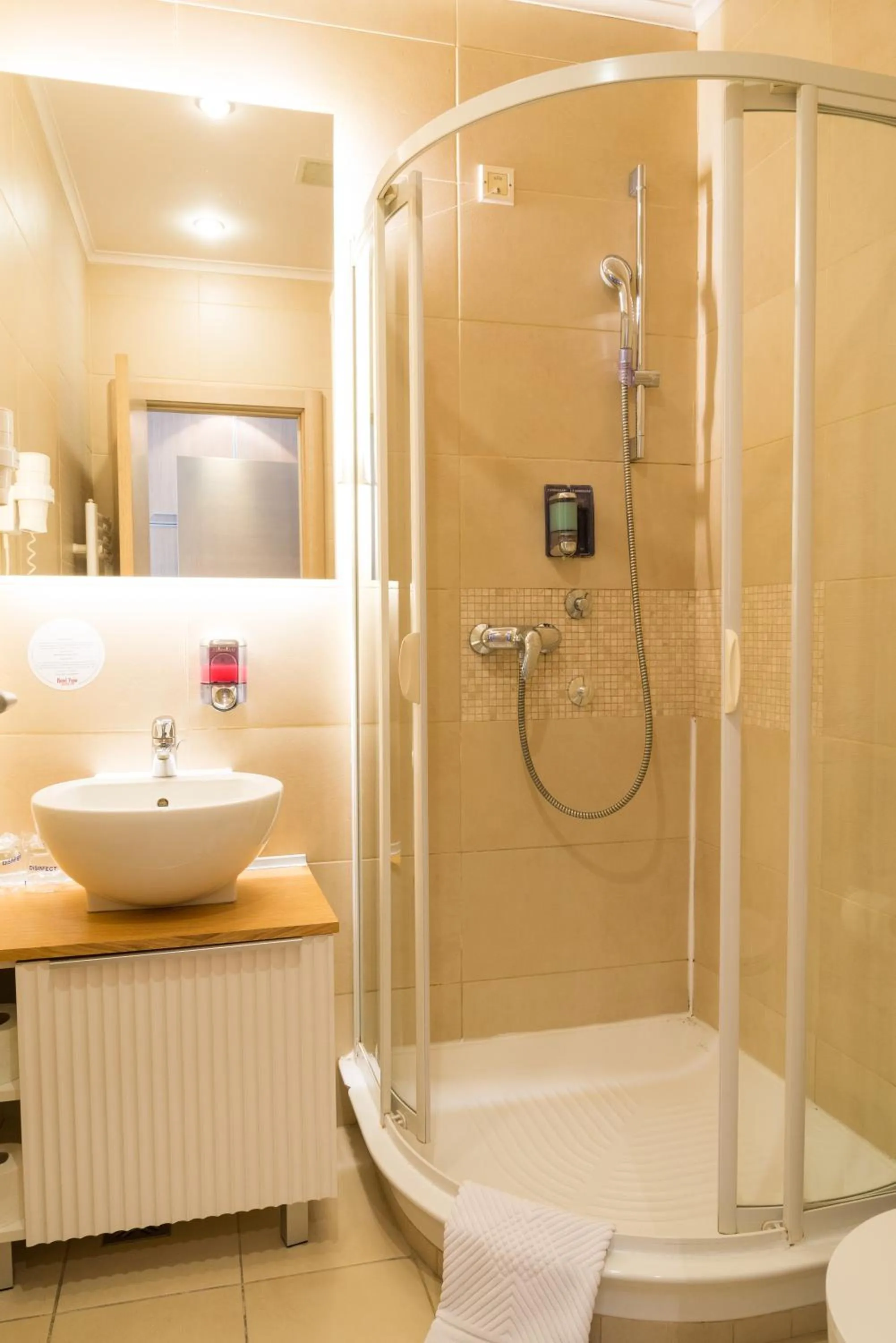 Bathroom in Garni Hotel Vigor - EV station