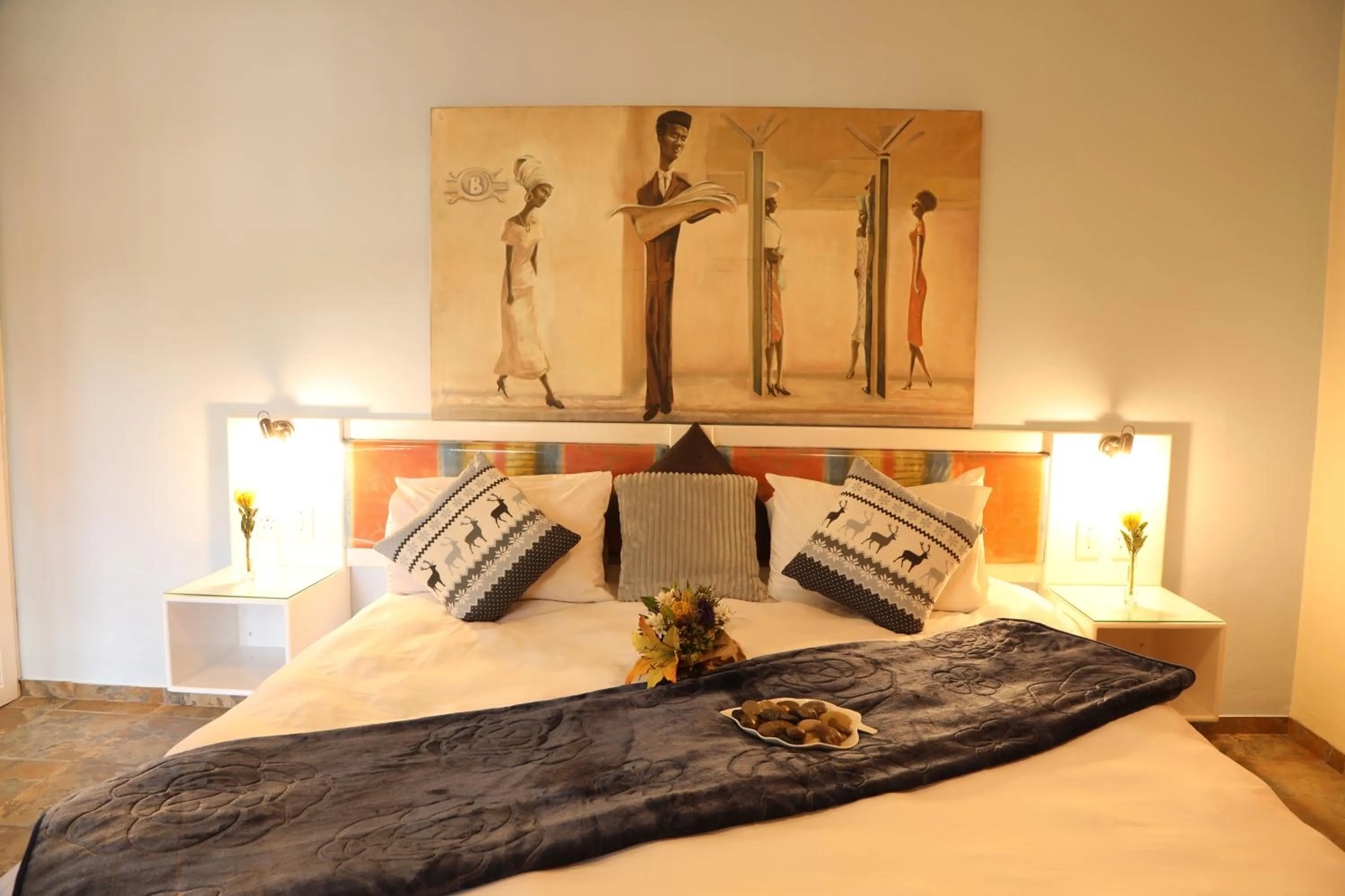 Bed in Villa Ticino Guest House