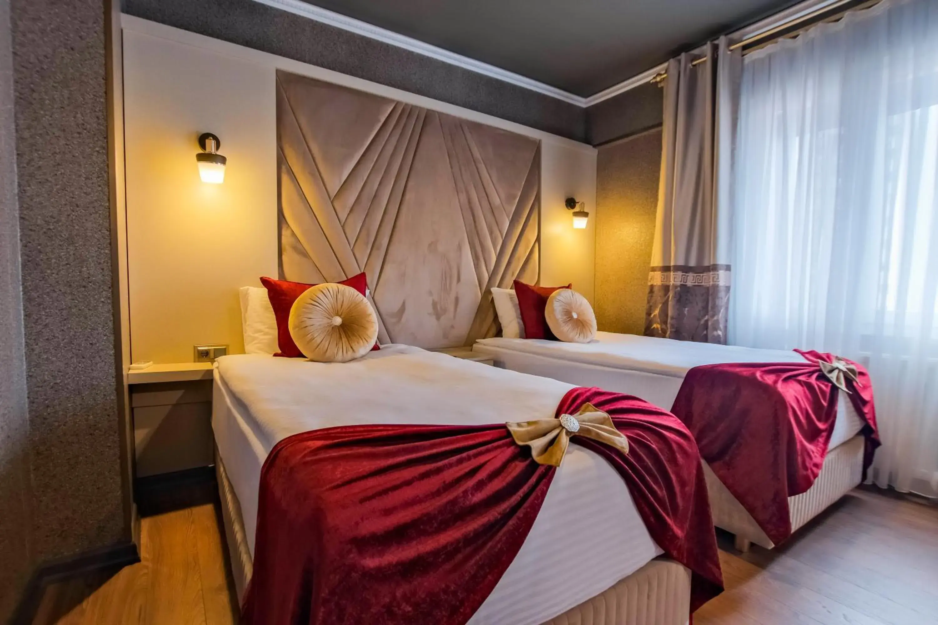 Bed in MOONDAY HOTEL Bed in MOONDAY HOTEL