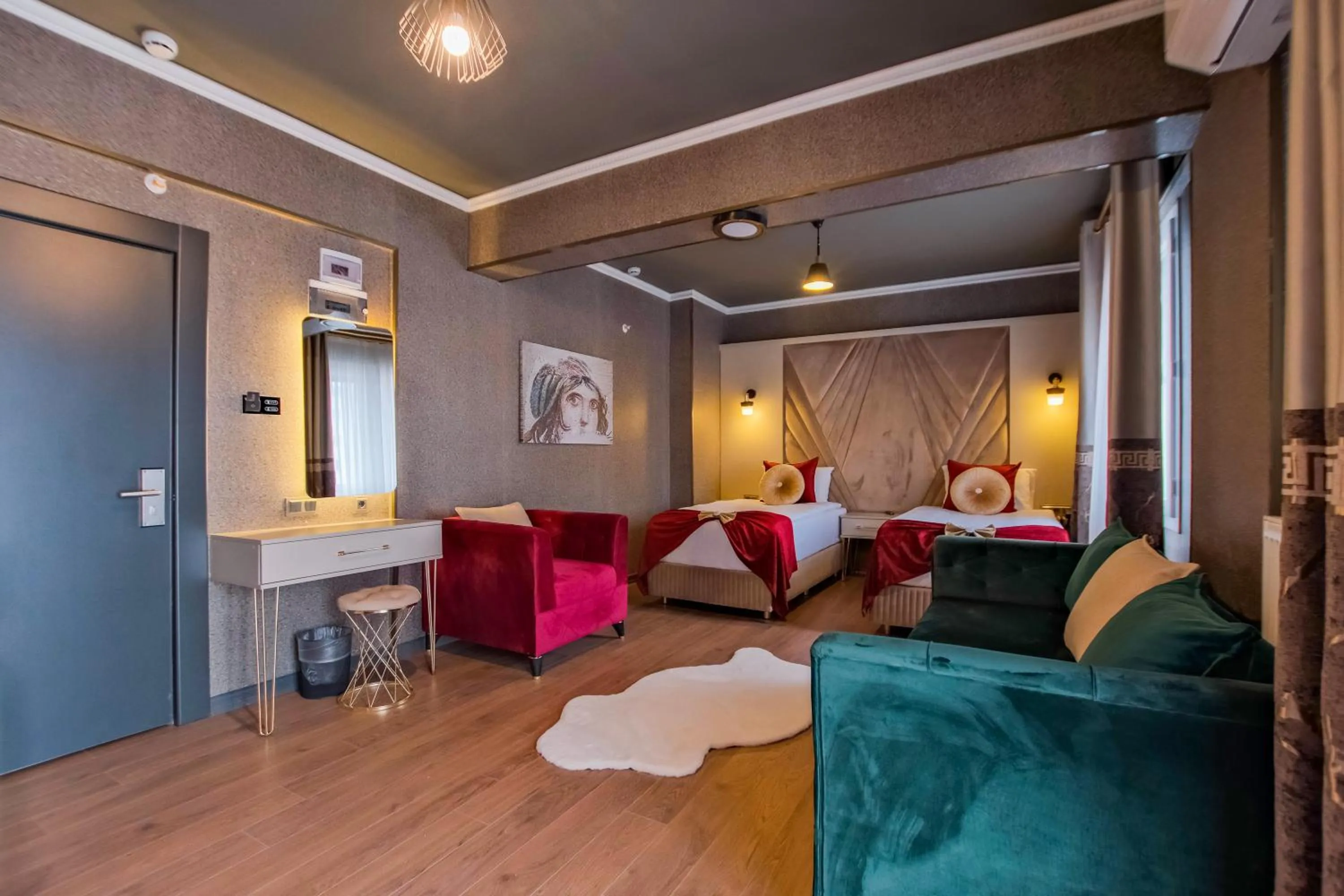 Bed in MOONDAY HOTEL