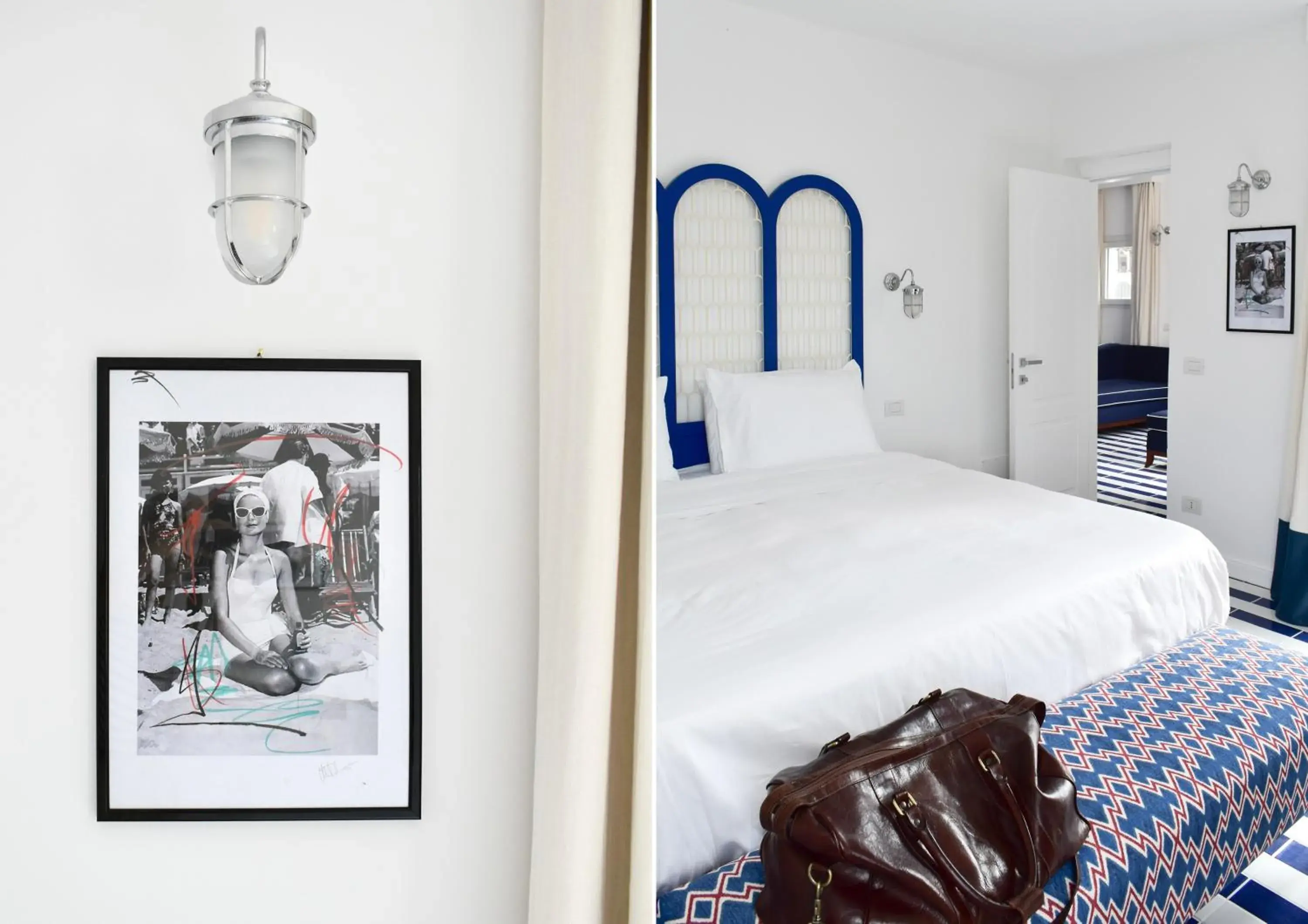 Bed in Villa Lia Hotel Capri Bed in Villa Lia Hotel Capri