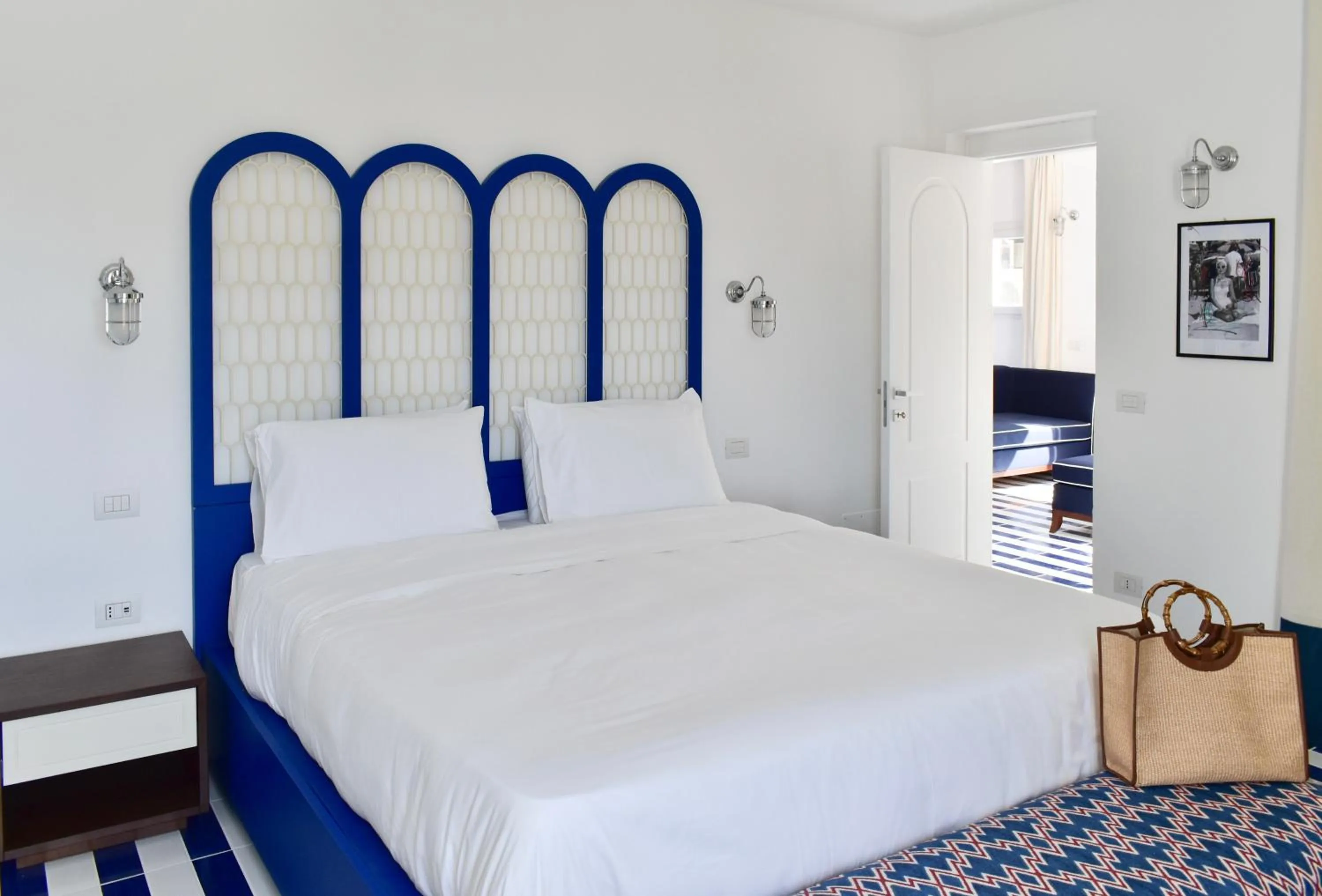 Bed in Villa Lia Hotel Capri