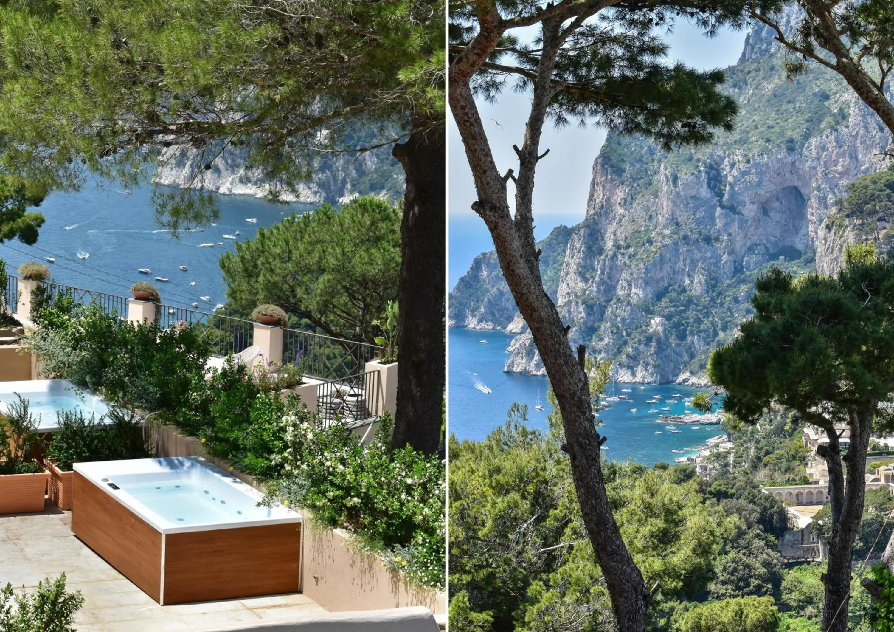 Hot Tub in Villa Lia Hotel Capri