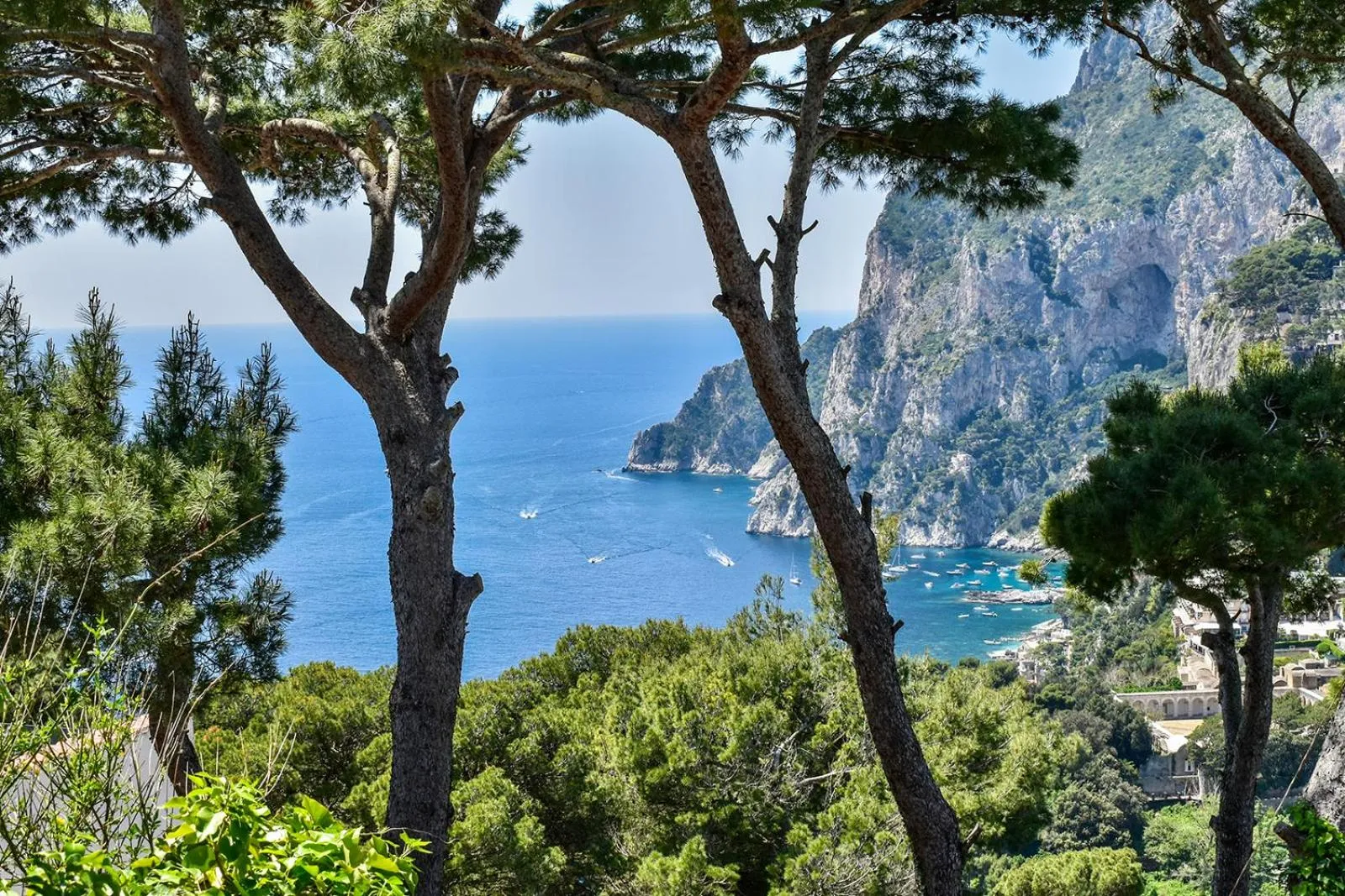 Sea view in Villa Lia Hotel Capri