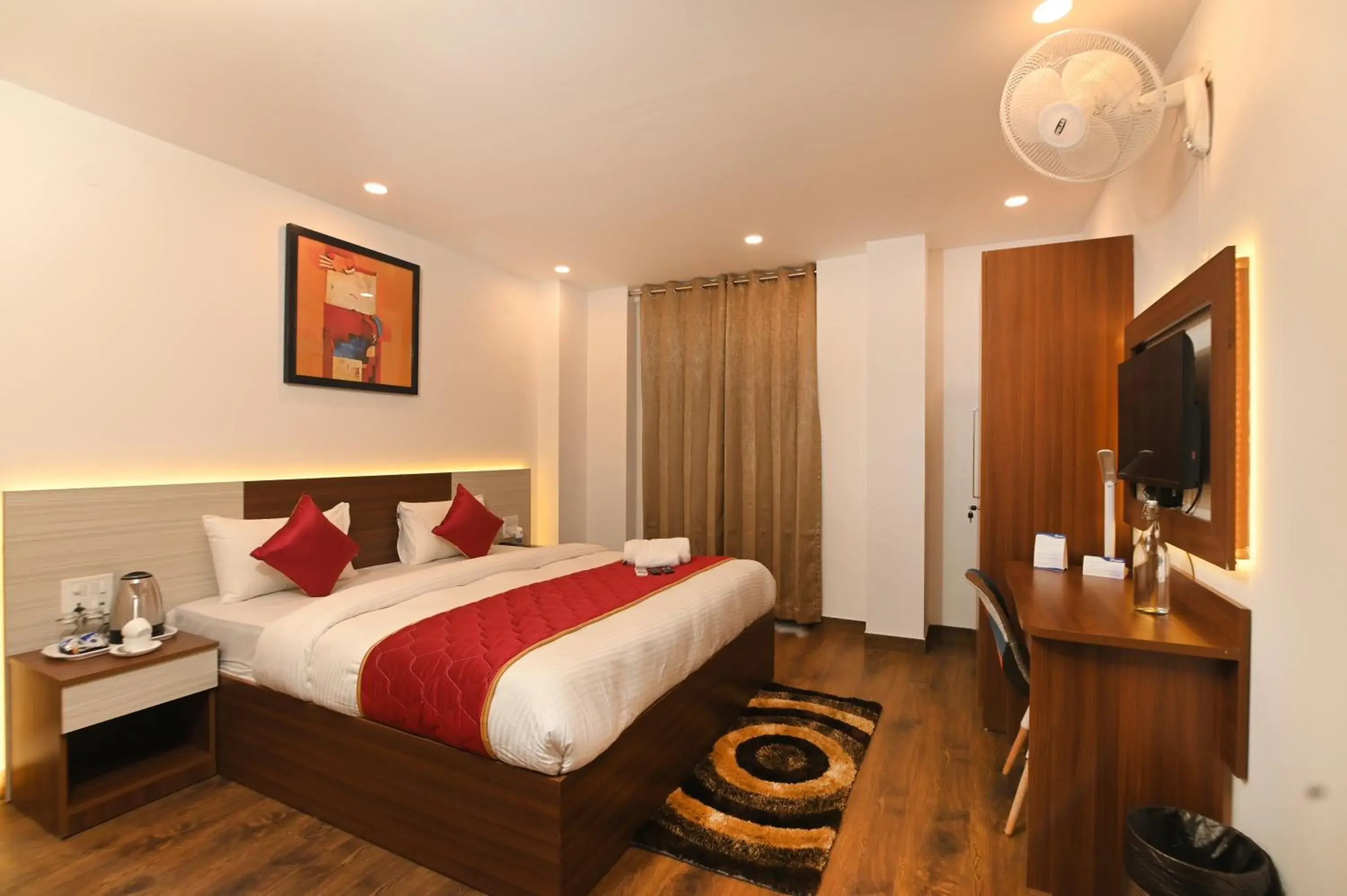 Bedroom, Bed in The Altruist Business Stays , DLF Phase 3 Bedroom, Bed in The Altruist Business Stays , DLF Phase 3