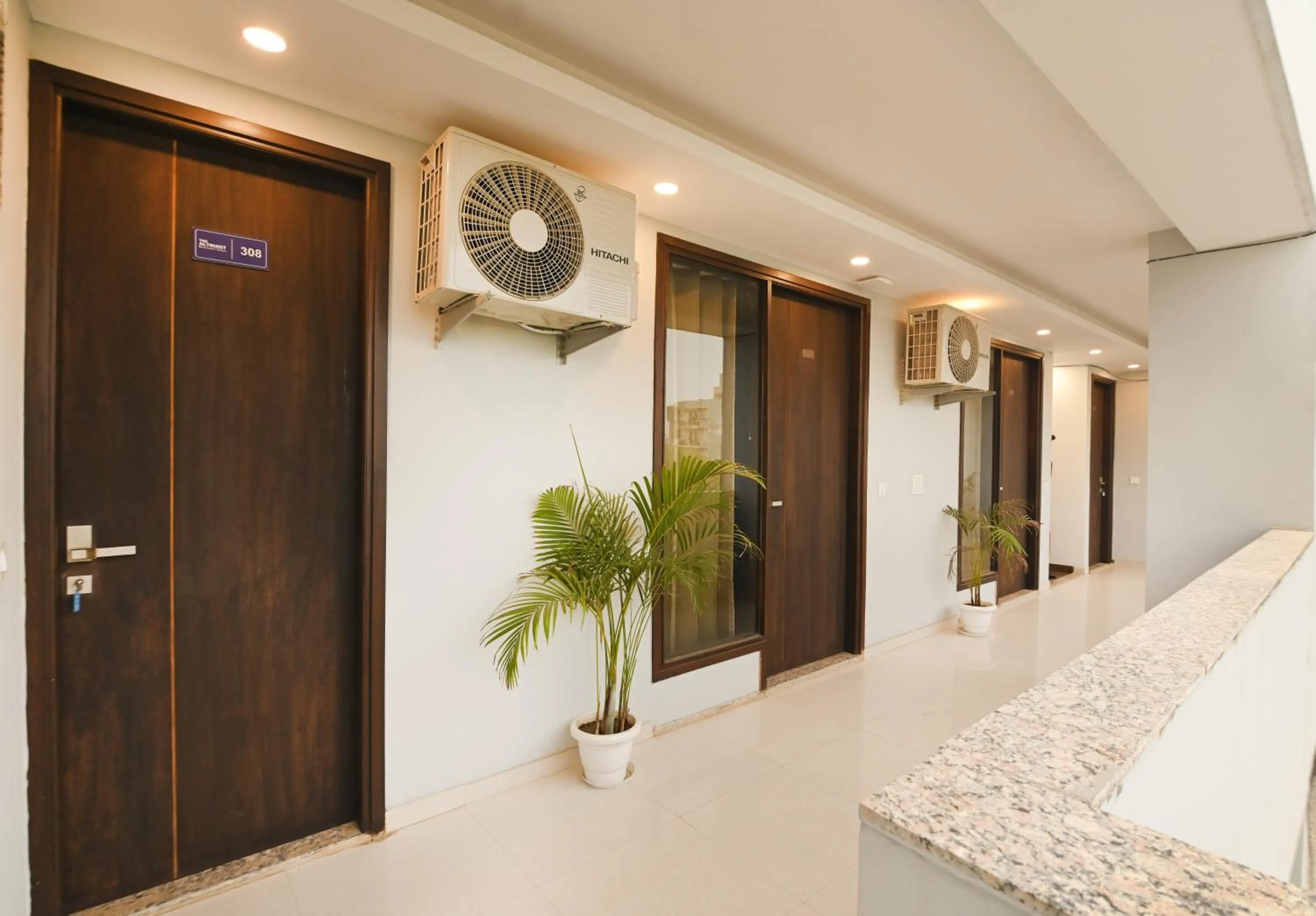 Balcony/Terrace in The Altruist Business Stays , DLF Phase 3