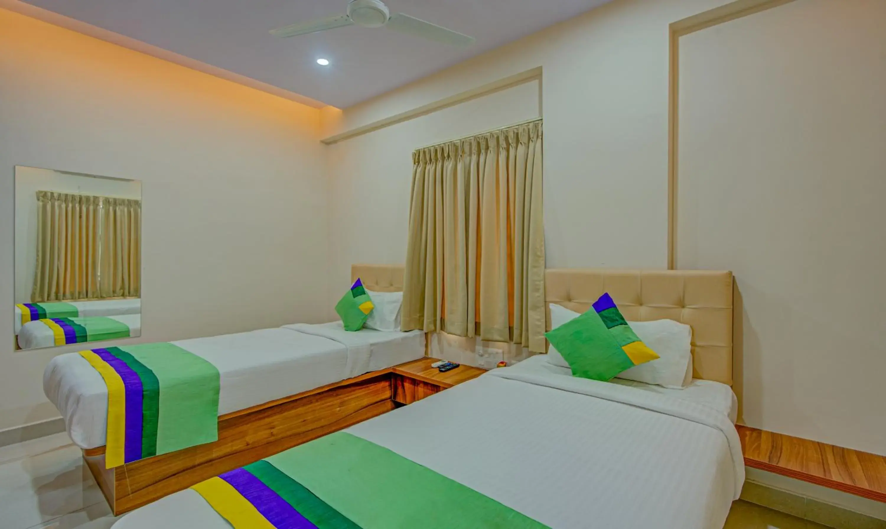 Bedroom, Bed in Treebo Global Stay, Uttarahalli Bedroom, Bed in Treebo Global Stay, Uttarahalli