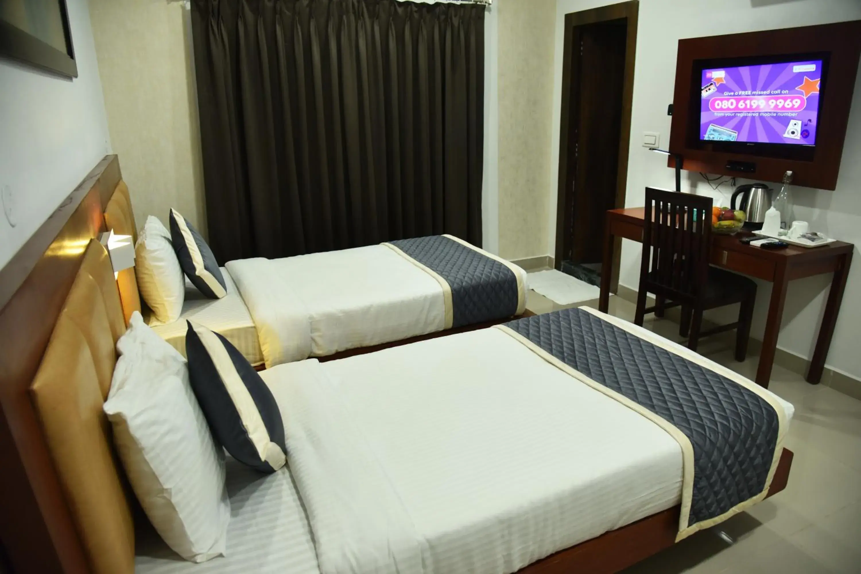 Bed in The Altruist Business Stays- New Town, Kolkata Bed in The Altruist Business Stays- New Town, Kolkata
