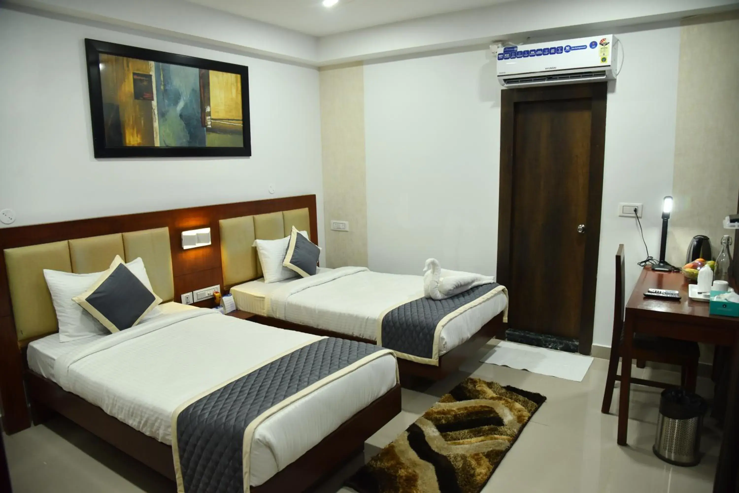 Bedroom, Bed in The Altruist Business Stays- New Town, Kolkata Bedroom, Bed in The Altruist Business Stays- New Town, Kolkata