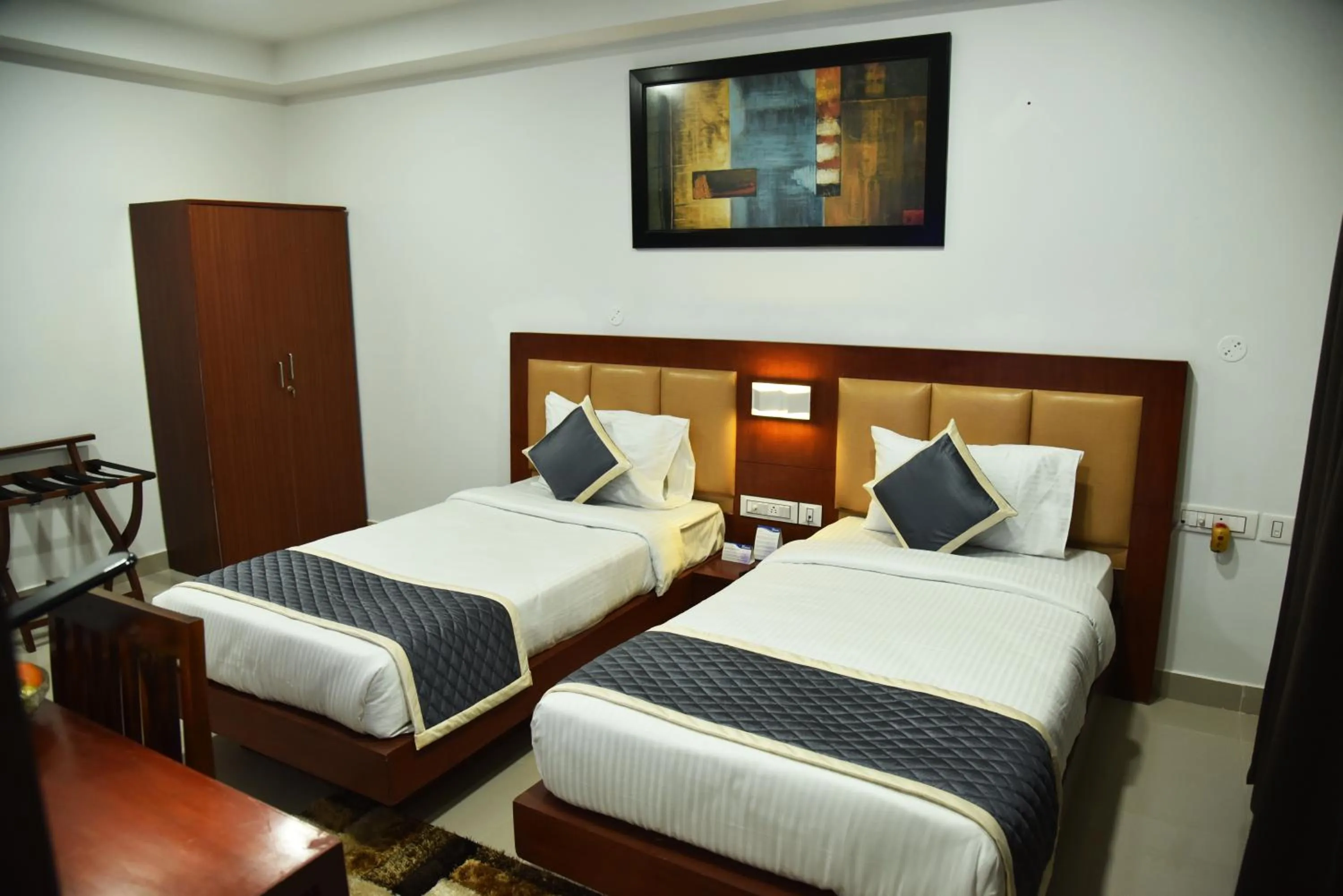 Bed in The Altruist Business Stays- New Town, Kolkata
