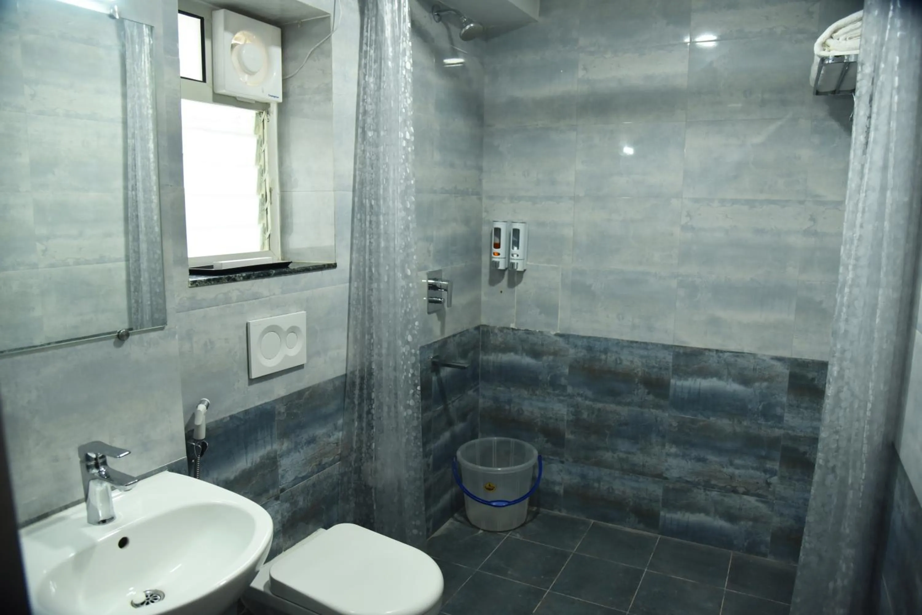 Bathroom in The Altruist Business Stays- New Town, Kolkata