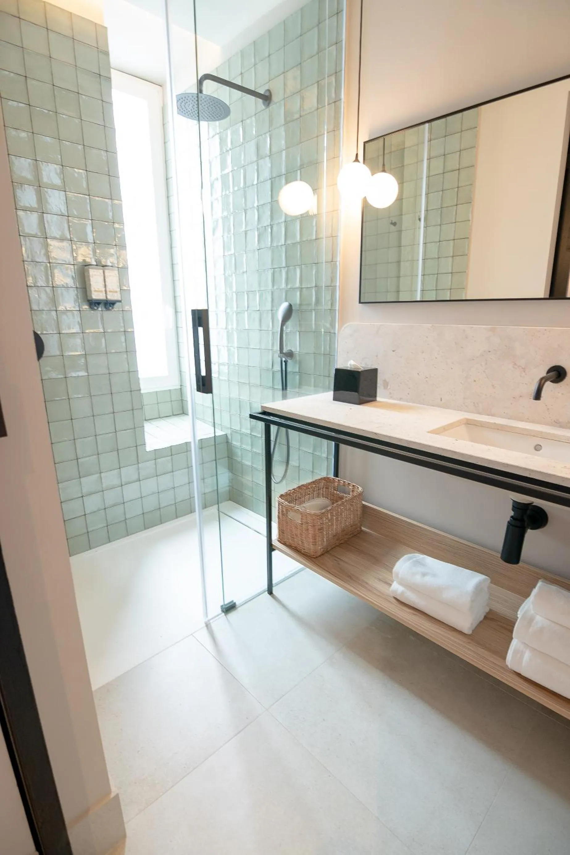 Shower in Casa del Médico Hotel Boutique