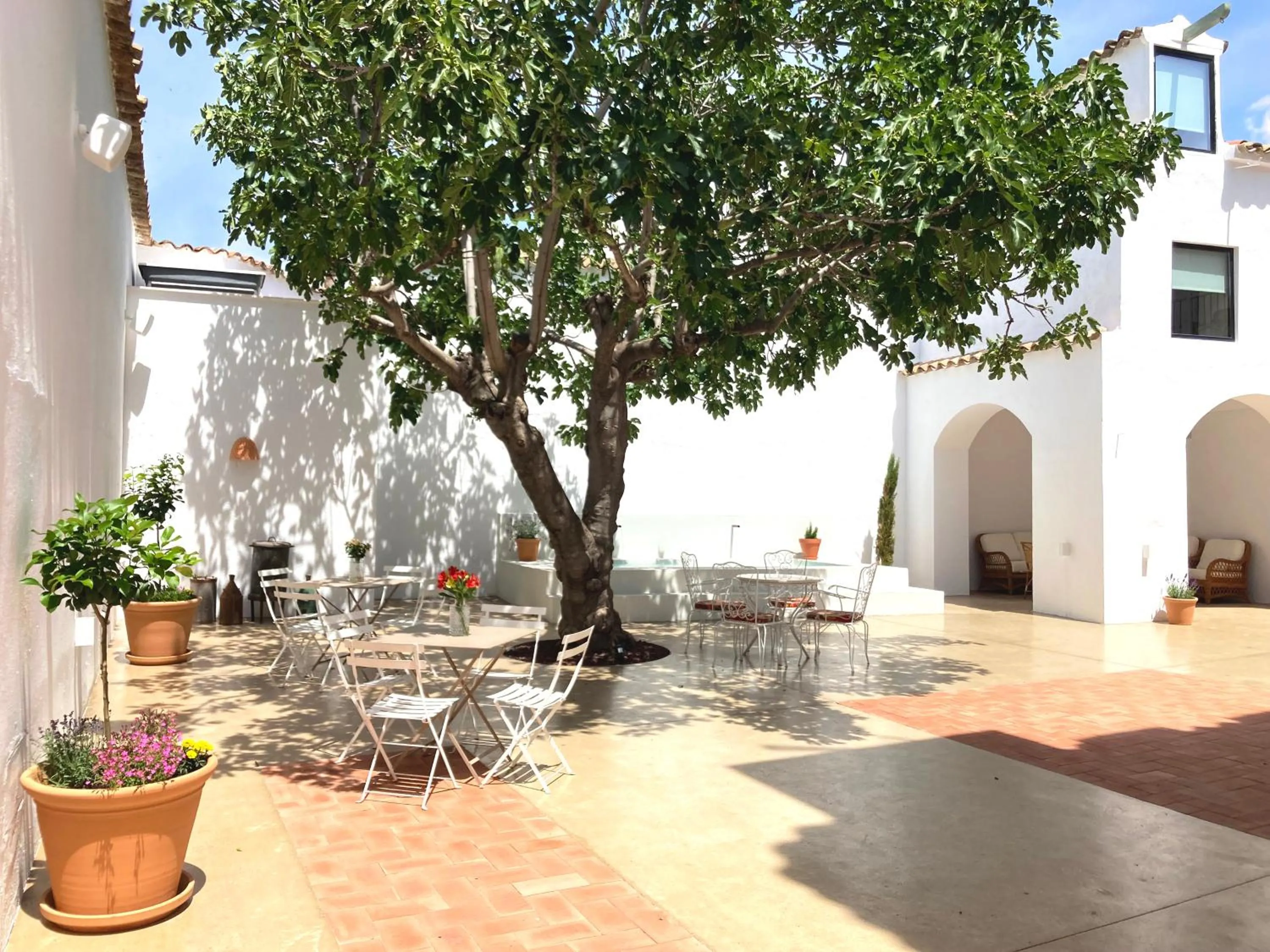 Patio in Casa del Médico Hotel Boutique