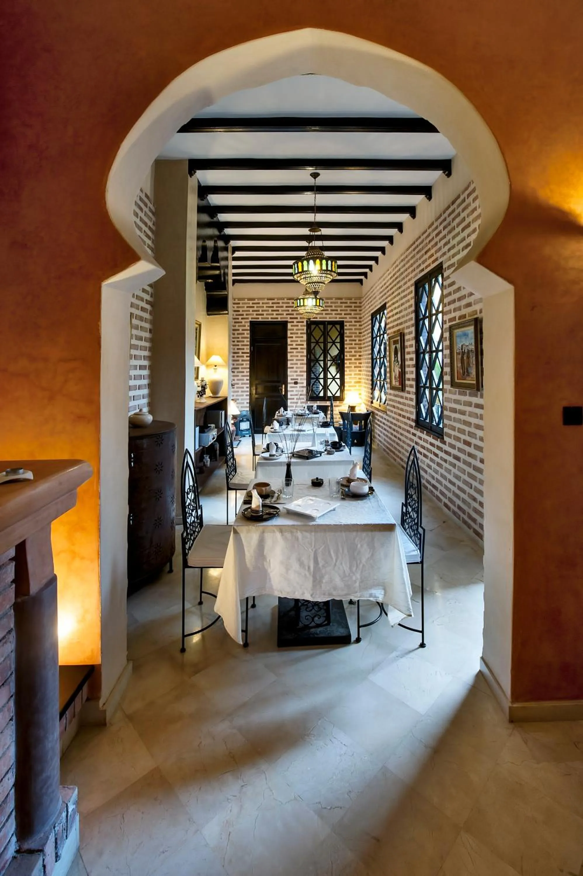 Restaurant/places to eat in Riad Soleil D'orient