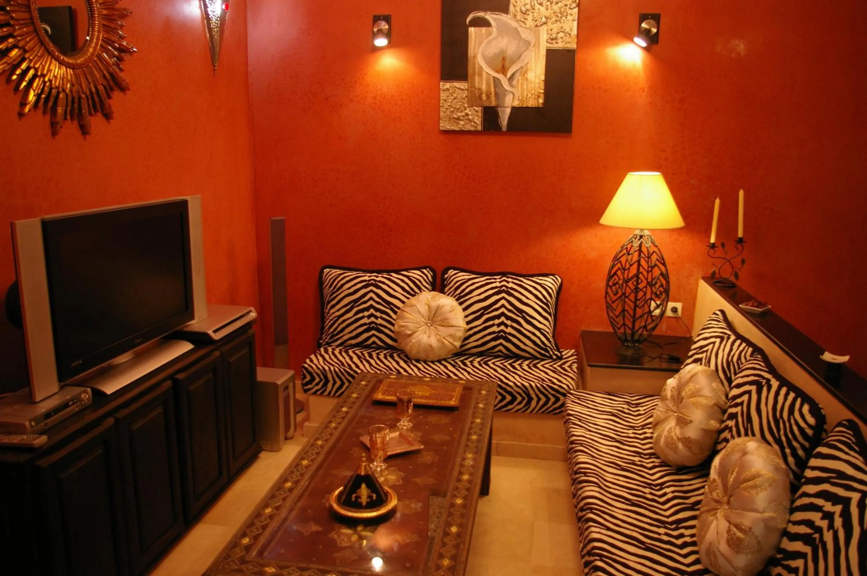 Seating area in Riad Soleil D'orient