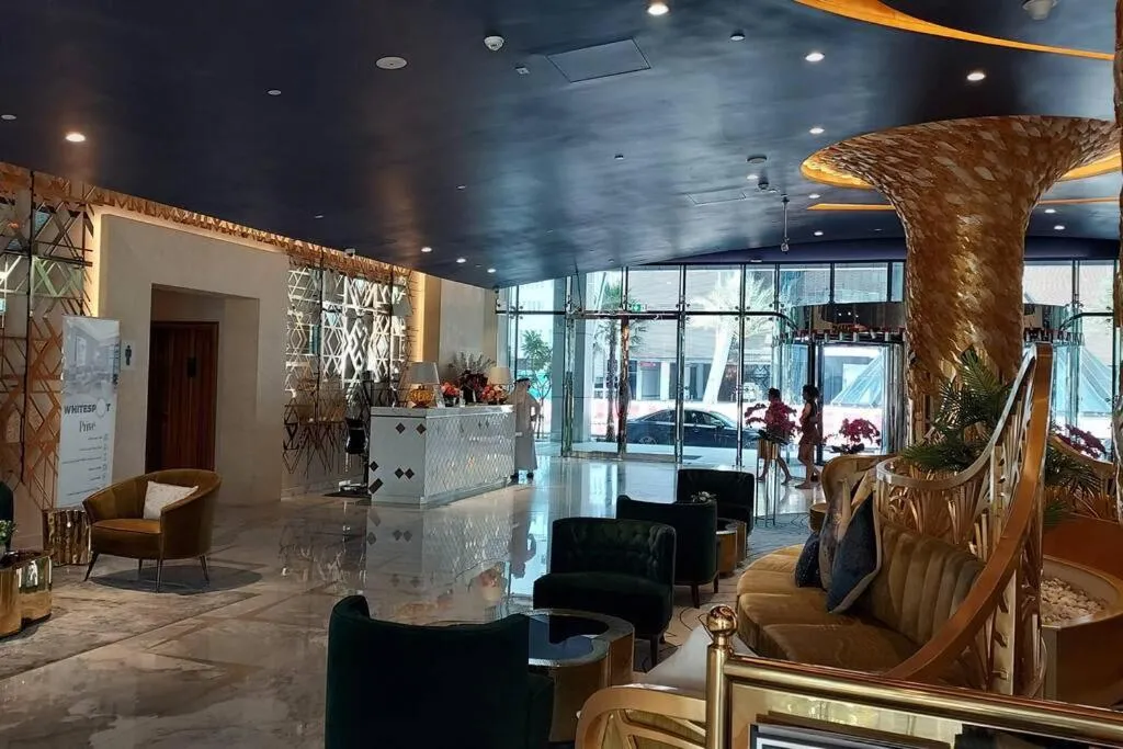 Seating area in Winds of the Canal by Lagom - Business Bay Dubai