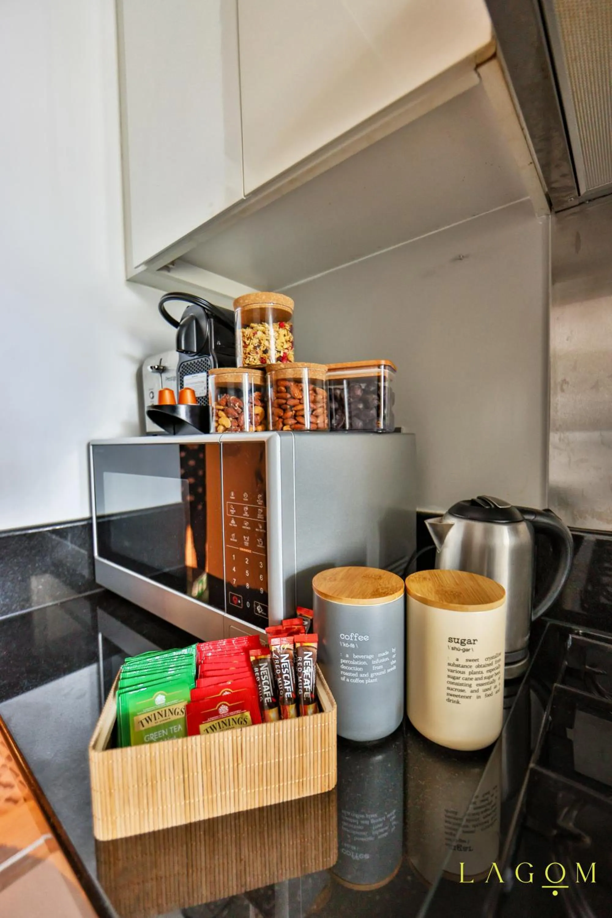 Coffee/tea facilities in Winds of the Canal by Lagom - Business Bay Dubai