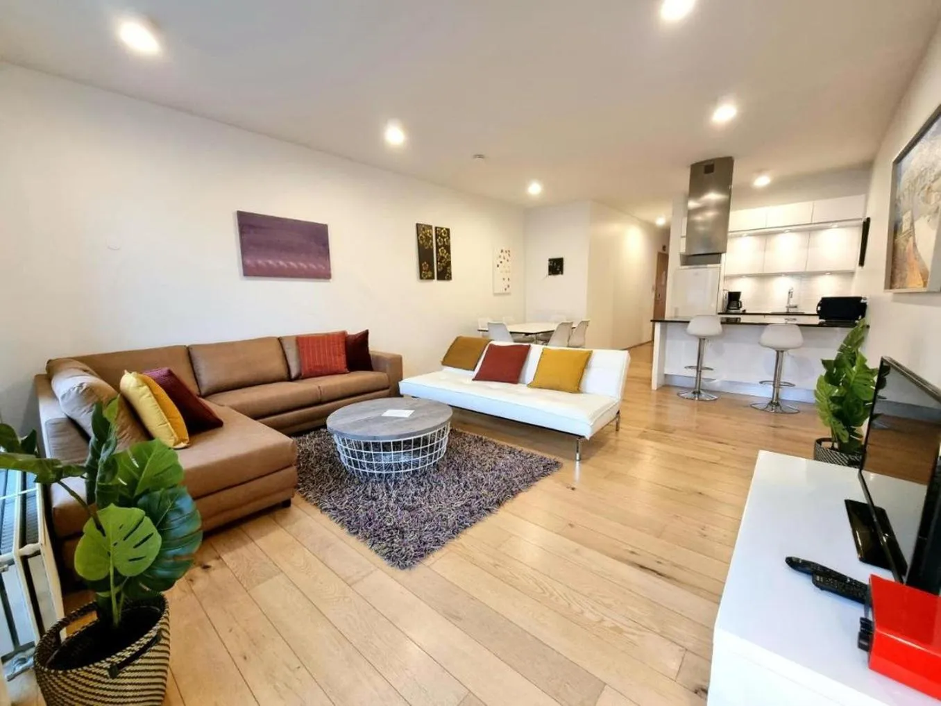 Living room in Reykjavik4You Apartments