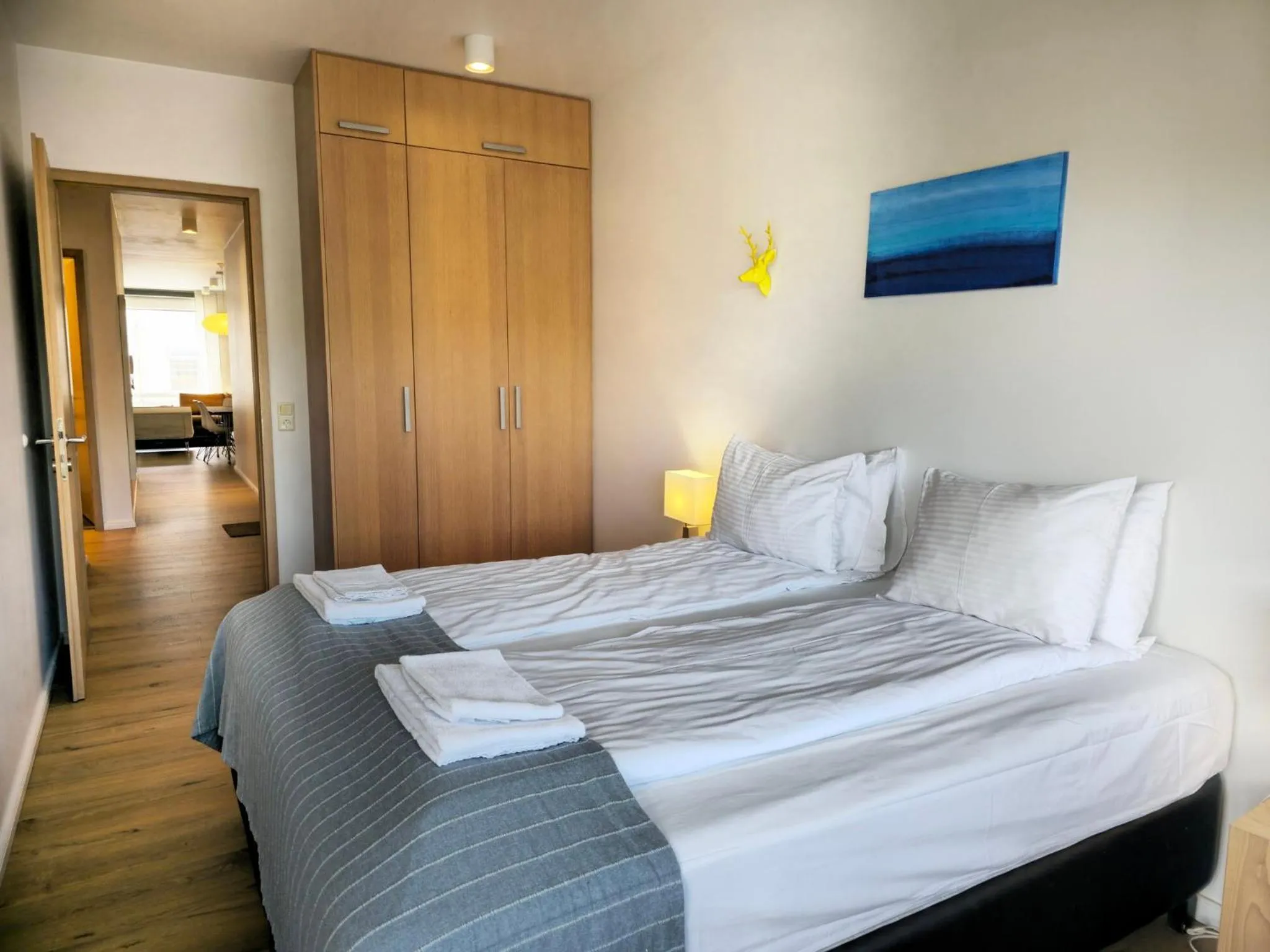 Bedroom, Bed in Reykjavik4You Apartments