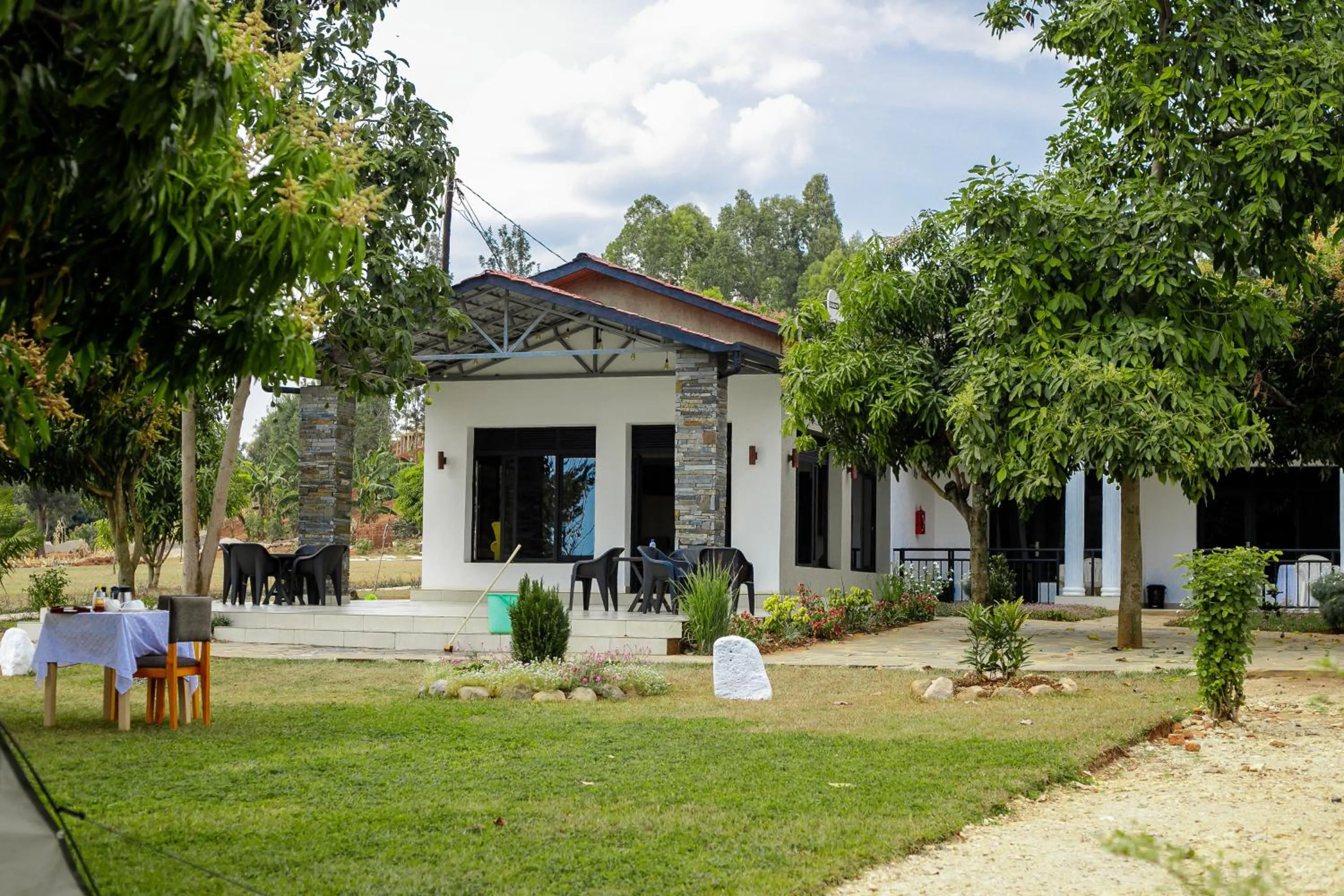 Property building in Maravilla Kivu Eco Resort