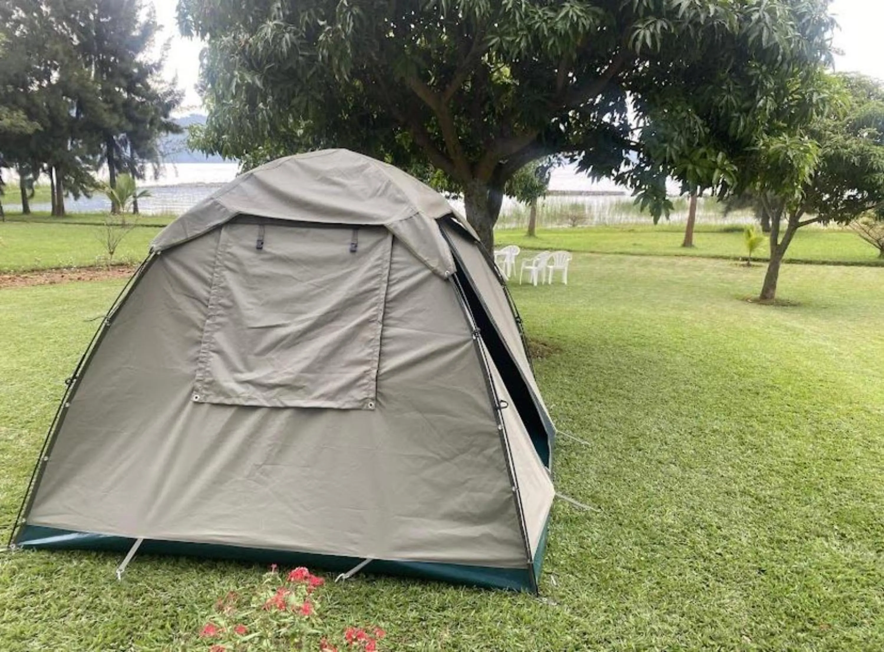 Garden view in Maravilla Kivu Eco Resort
